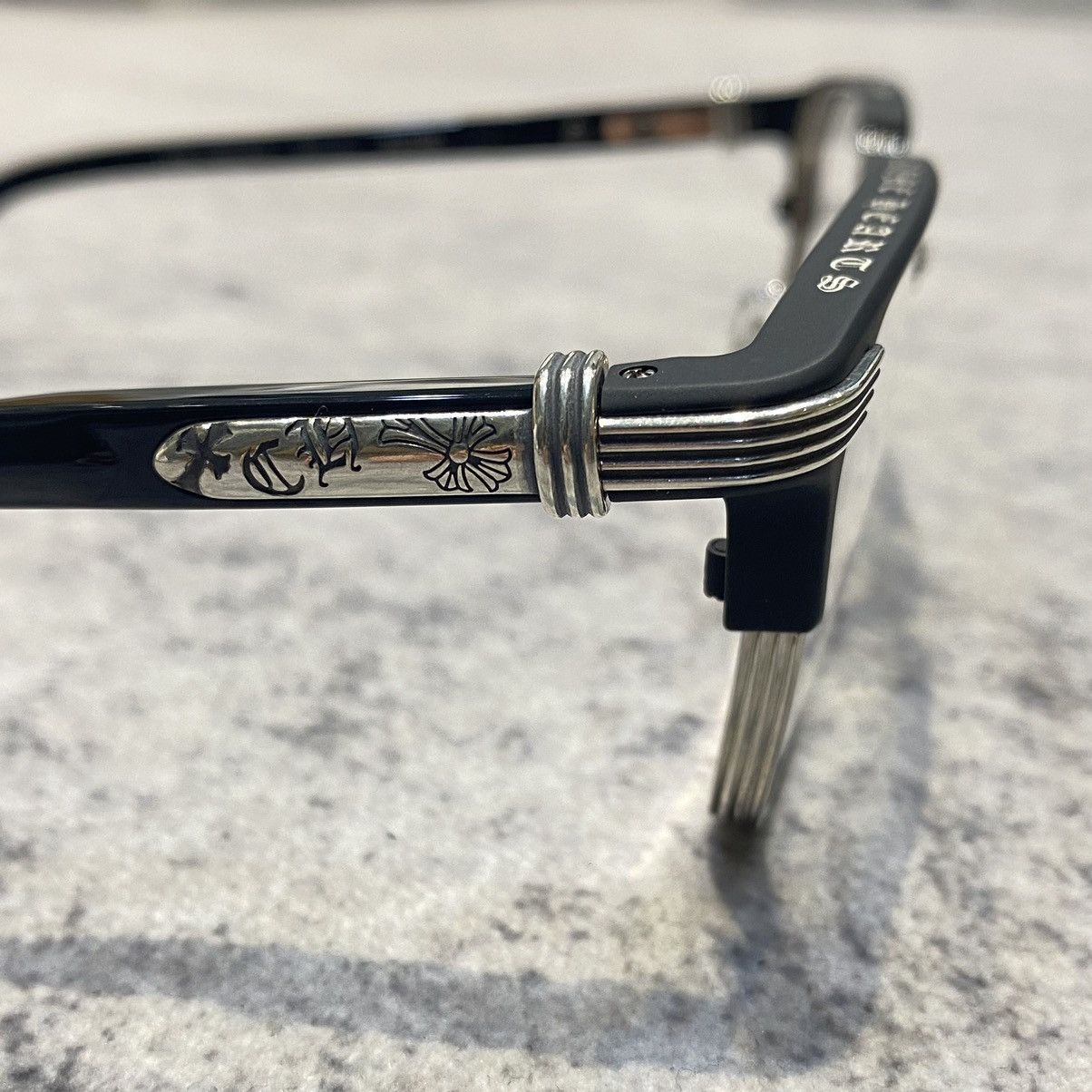Chrome Hearts CHROME HEARTS BLAZIN Matte Black/Shiny Silver-Black-Plastic Size ONE SIZE - 4 Thumbnail