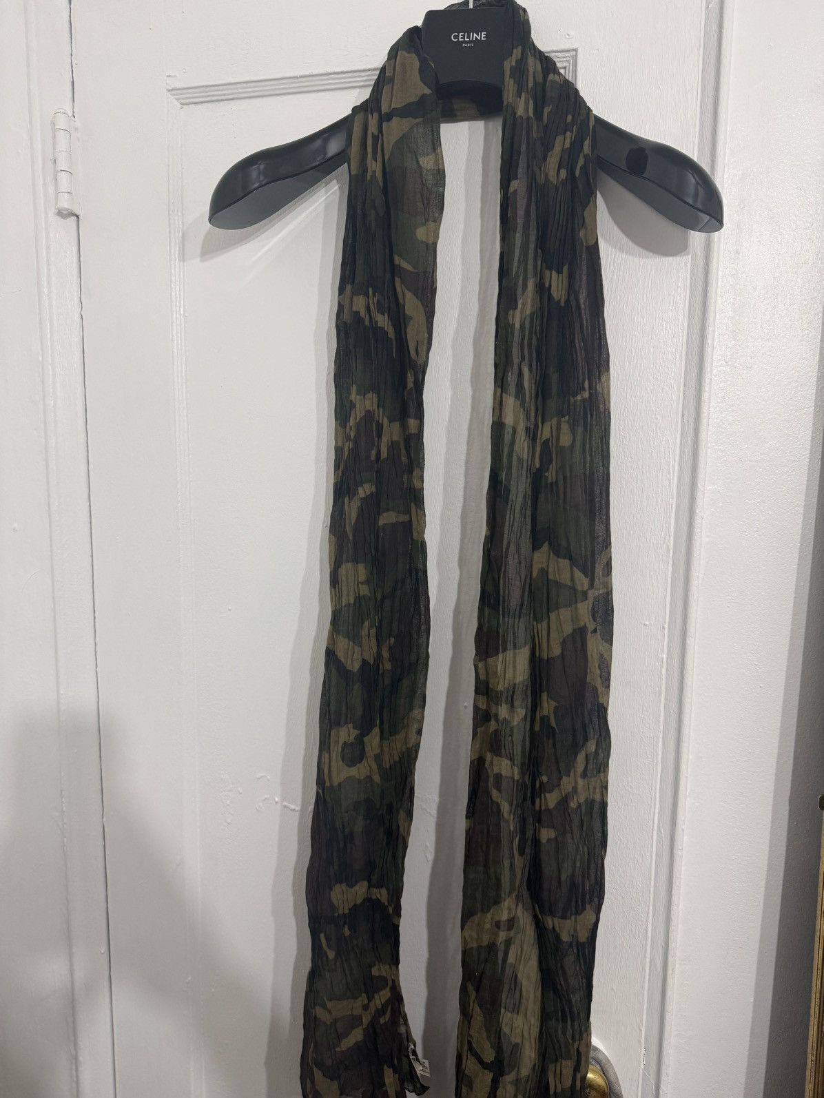 Hedi Slimane × Saint Laurent Paris SLP HEDI PAISLEY BANDANA SCARF