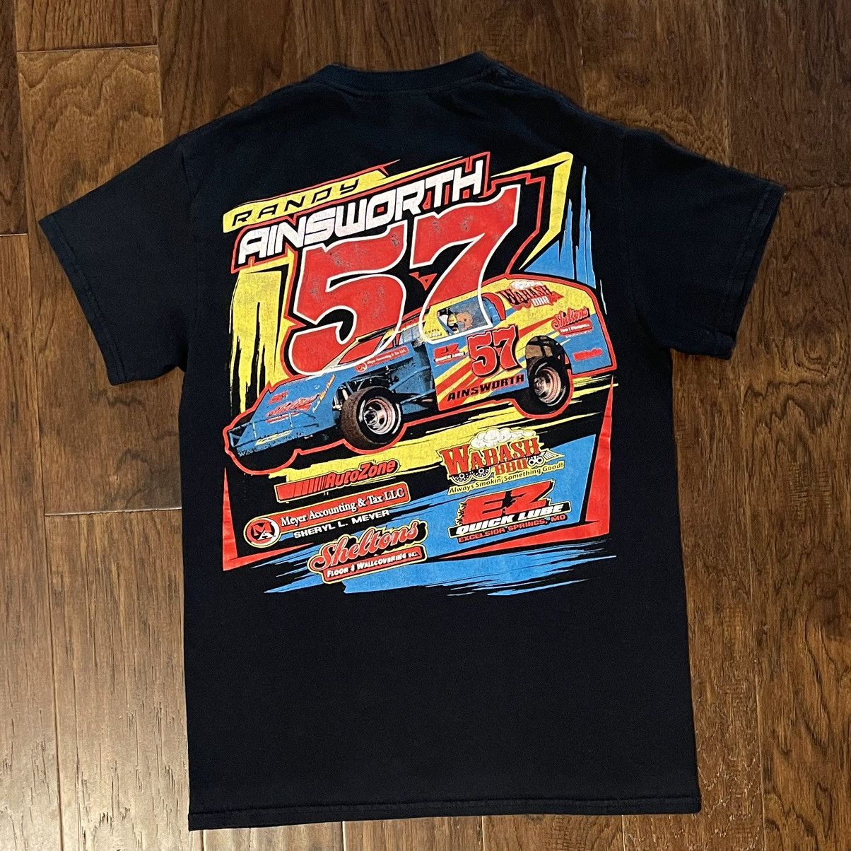 Gildan Vintage 57 Randy Ainsworth Racing Graphic T Shirt Y2K Size US S / EU 44-46 / 1 - 3 Thumbnail