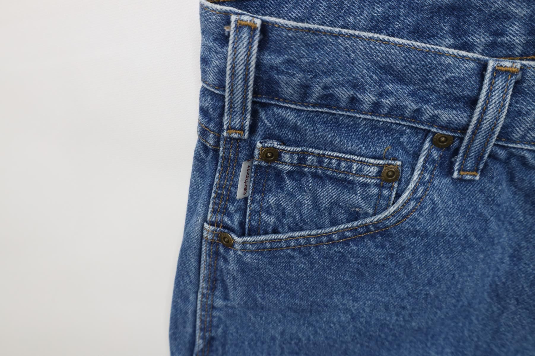 Carhartt Vintage Y2K Carhartt Fit Wide Leg Dungaree Denim Jeans Size US 38 / EU 54 - 7 Thumbnail