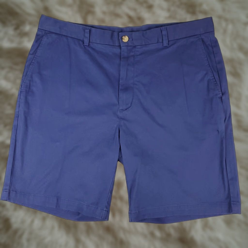 Vineyard Vines Vineyard Vines Shorts Mens Size 38 Blue Casual Slash Pockets Flat Front Chino Zip Size US 38 / EU 54 - 1 Thumbnail