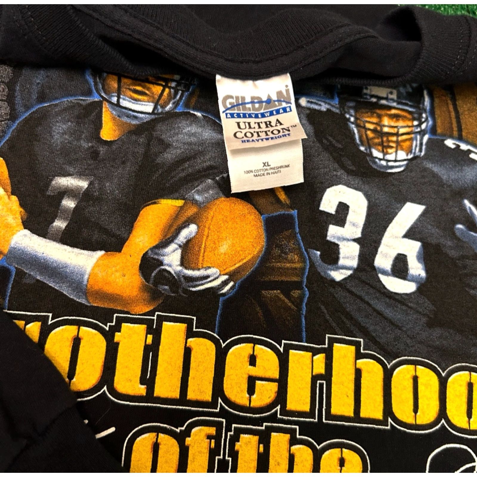 Vintage VINTAGE Pittsburg Steelers Big Ben The Bus Bettis VTG Long Sleeve Shirt Mens XL Black NFL 90s Jerome Bettis Ben Roethlisberger Size US XL / EU 56 / 4 - 2 Thumbnail