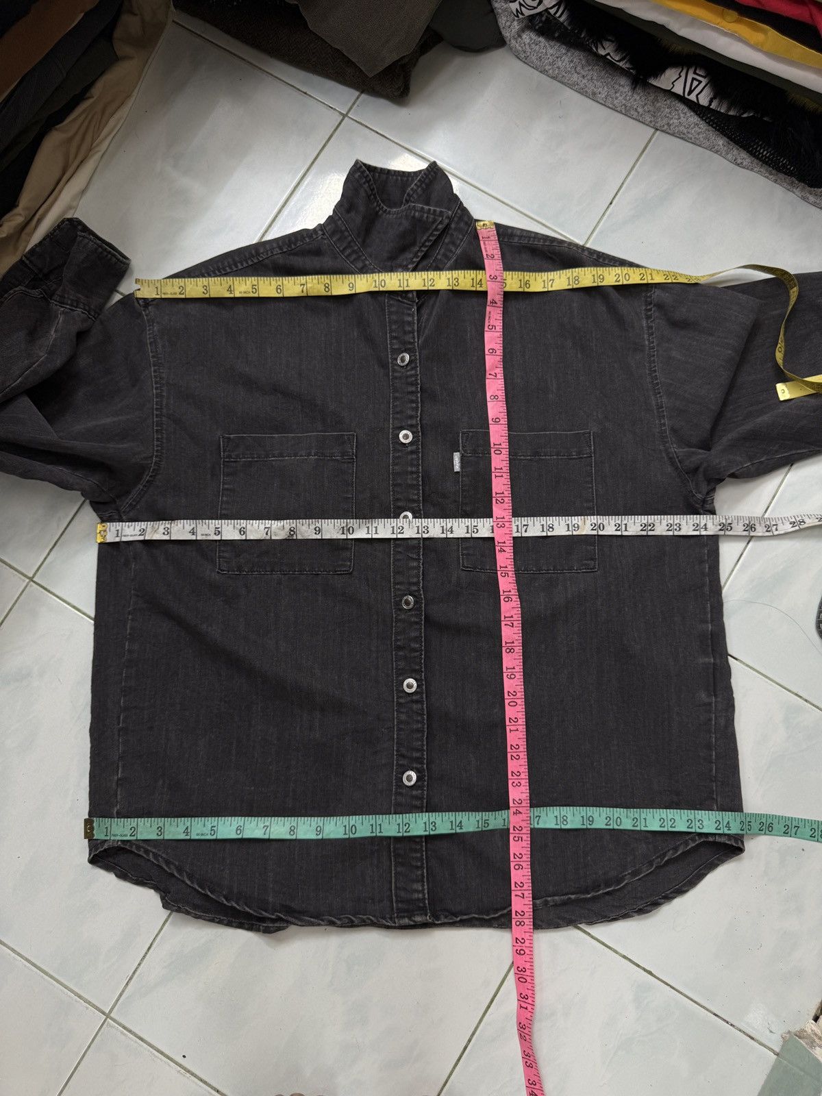 Levi's 🔥🔥🔥STEALS LEVIS SILVER TAB BOXY JACKET SHIRTS Size M / US 6-8 / IT 42-44 - 11 Thumbnail