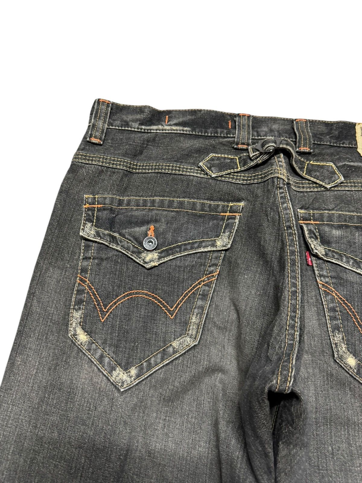 Edwin Exclusive Vintage Edwin 401XVS Denim Flare Jeans Size US 38 / EU 54 - 10 Thumbnail