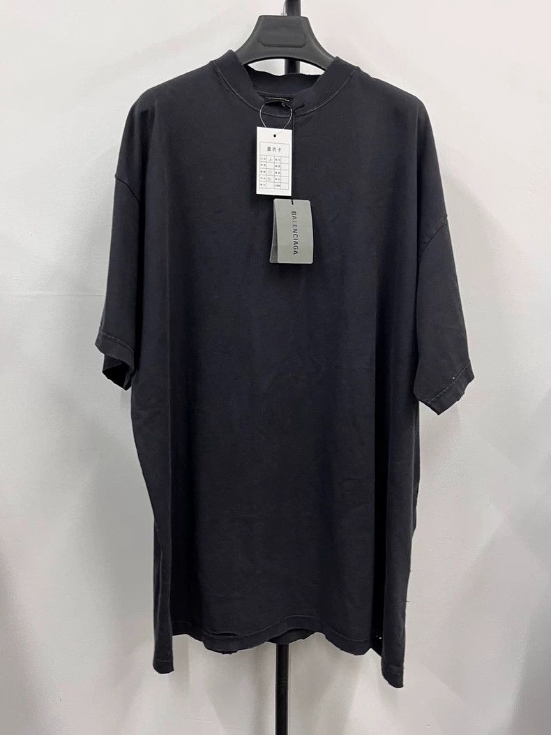Balenciaga Balenciaga Letter print pullover half-high collar loose dro Size US XL / EU 56 / 4 - 2 Thumbnail