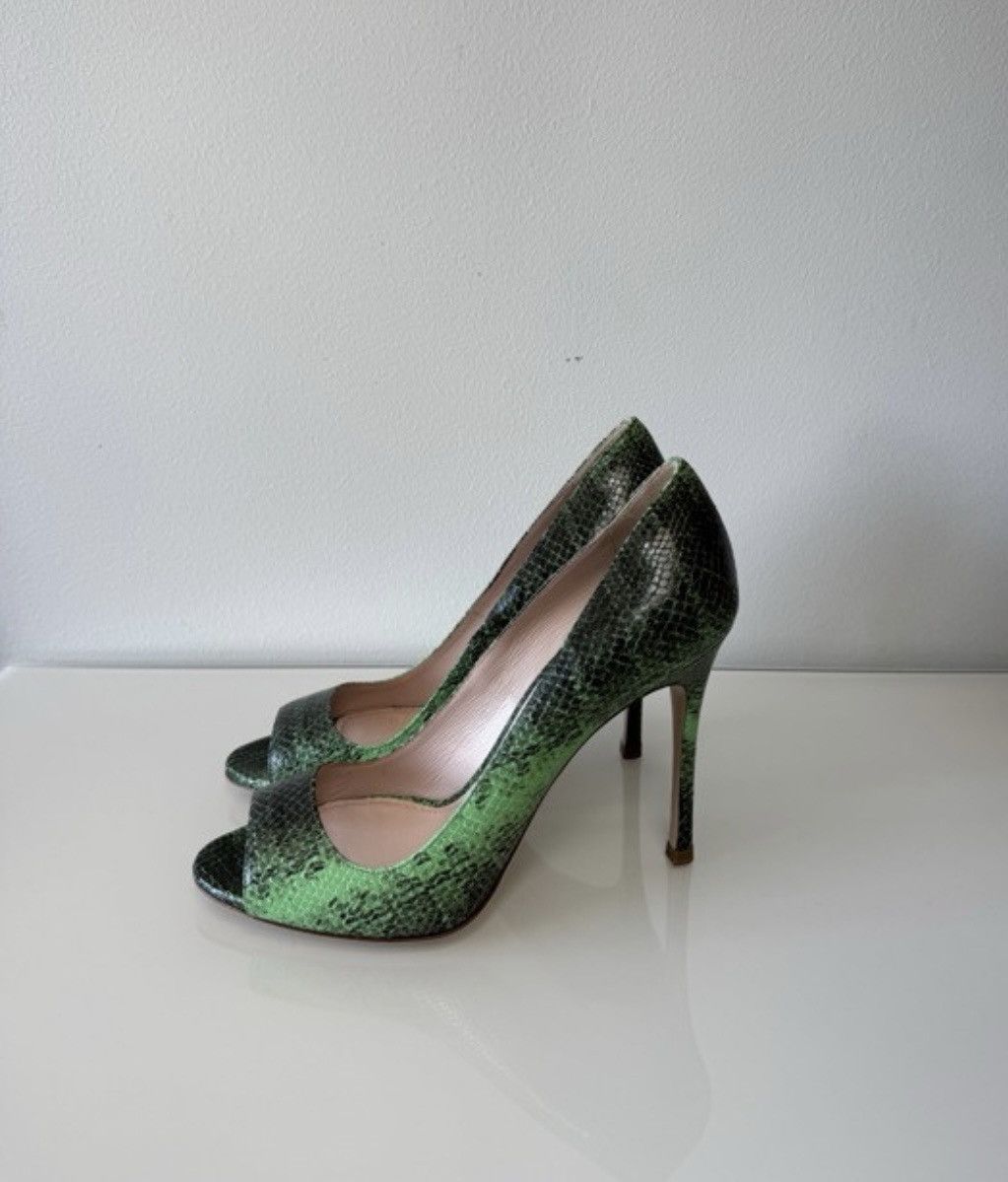 Miu Miu Miu Miu snake skin heels Size US 7 / IT 37 - 2 Thumbnail