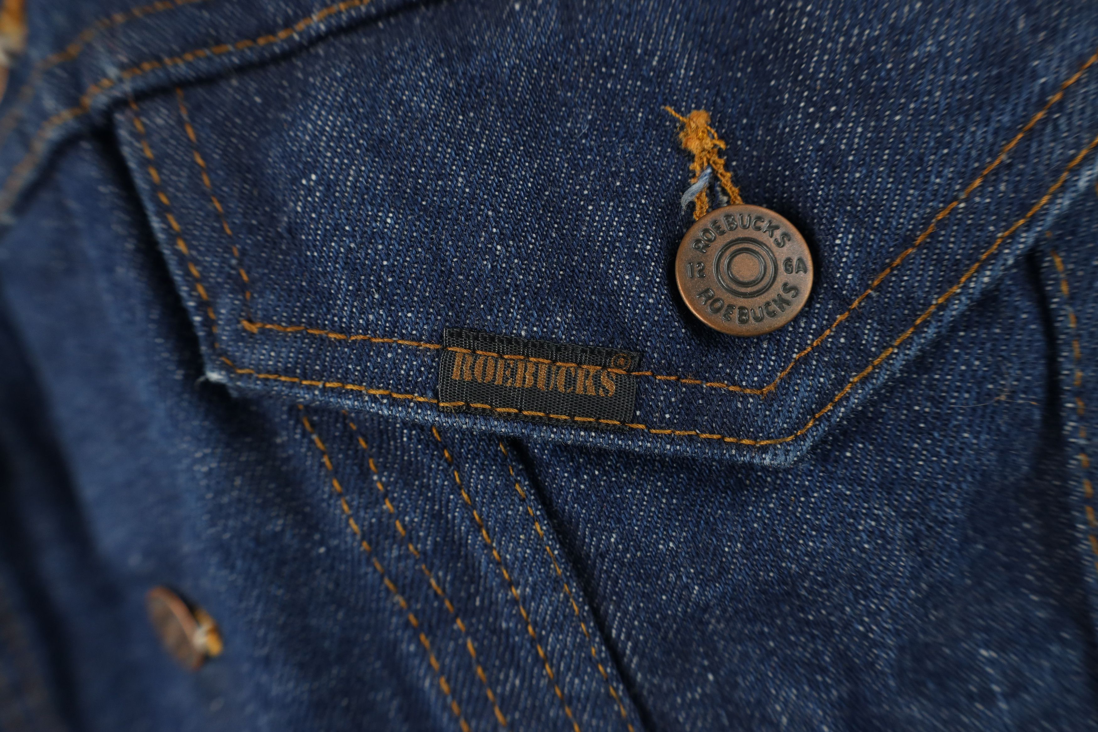 Vintage Vintage 60s Streetwear Denim Jean Trucker Jacket Indigo USA Size US XXL / EU 58 / 5 - 8 Thumbnail