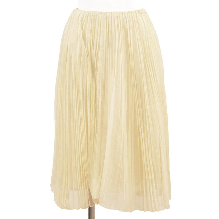 Chanel Chanel Chanel Silk Pleated Chiffon Skirt Textile Skirts 00AP16531 DUTY FREE for USA Size ONE SIZE - 1 Thumbnail