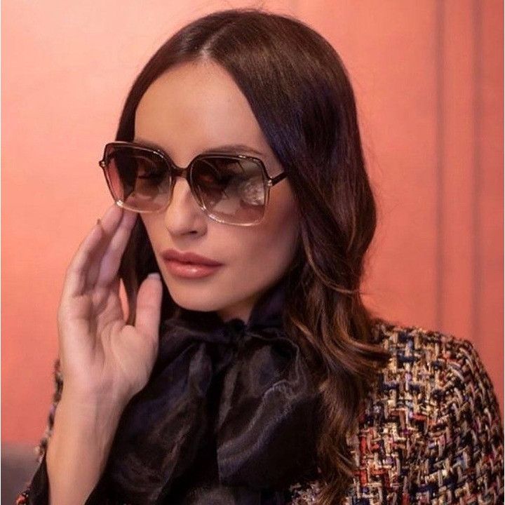Gucci Gucci GG0544S 007 Sunglasses Shiny Black Square Frame, Grey Size ONE SIZE - 3 Thumbnail