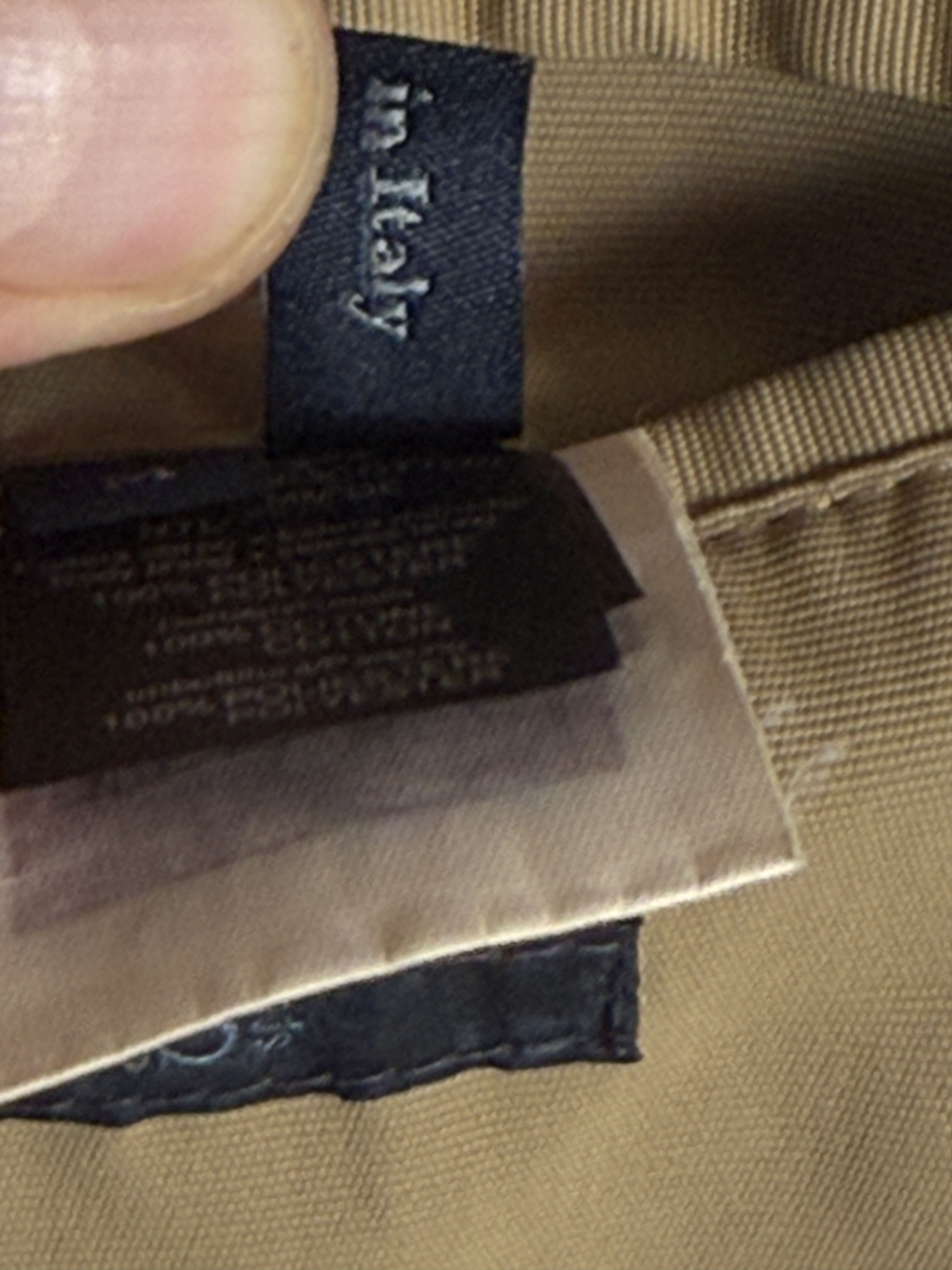 Z Zegna Z Zegna down jacket patch logo beige size L Size US L / EU 52-54 / 3 - 20 Thumbnail