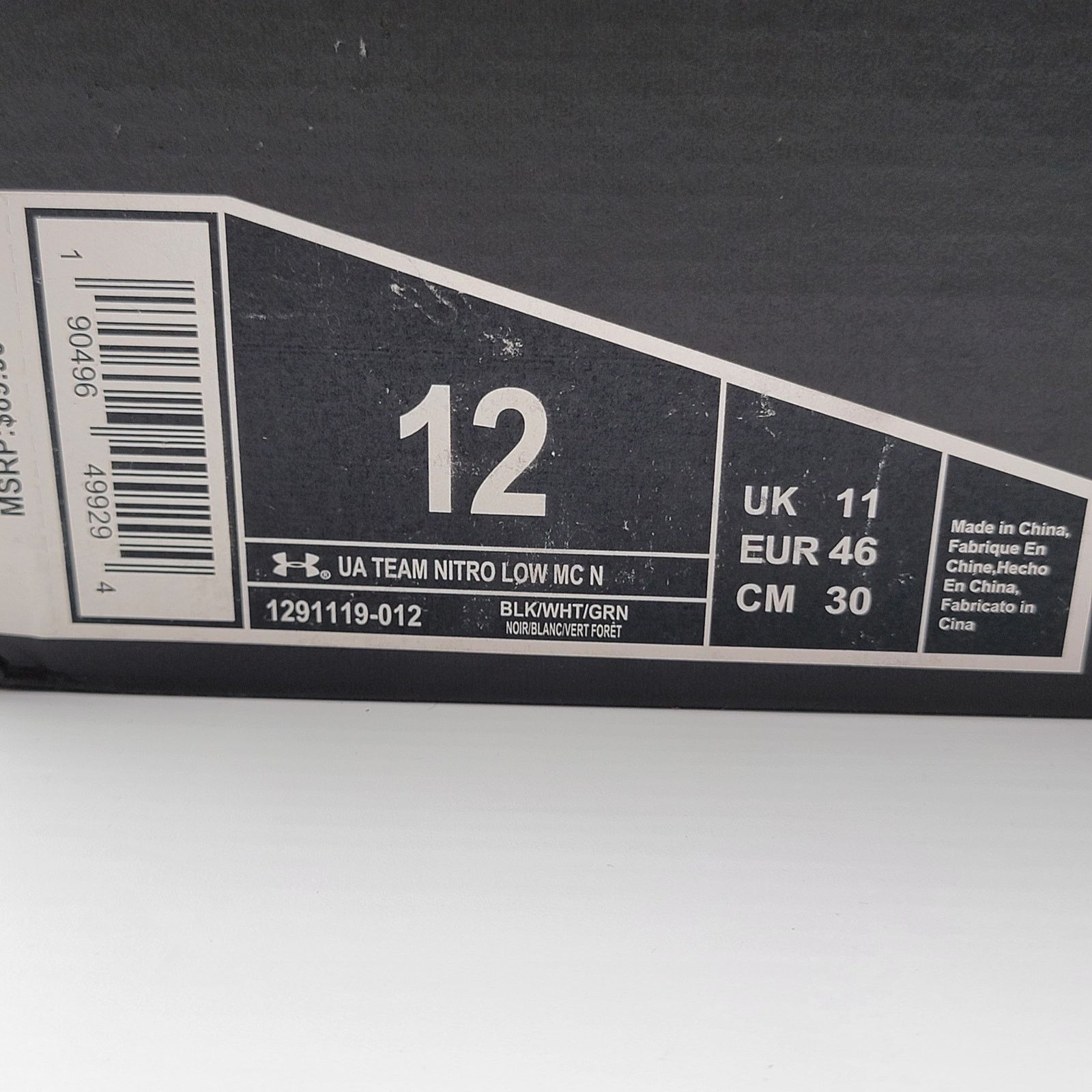 Under Armour Under Armour Team Nitro Low MC N 1291119-012 Cleats Sz 12 Size US 12 / EU 45 - 12 Thumbnail
