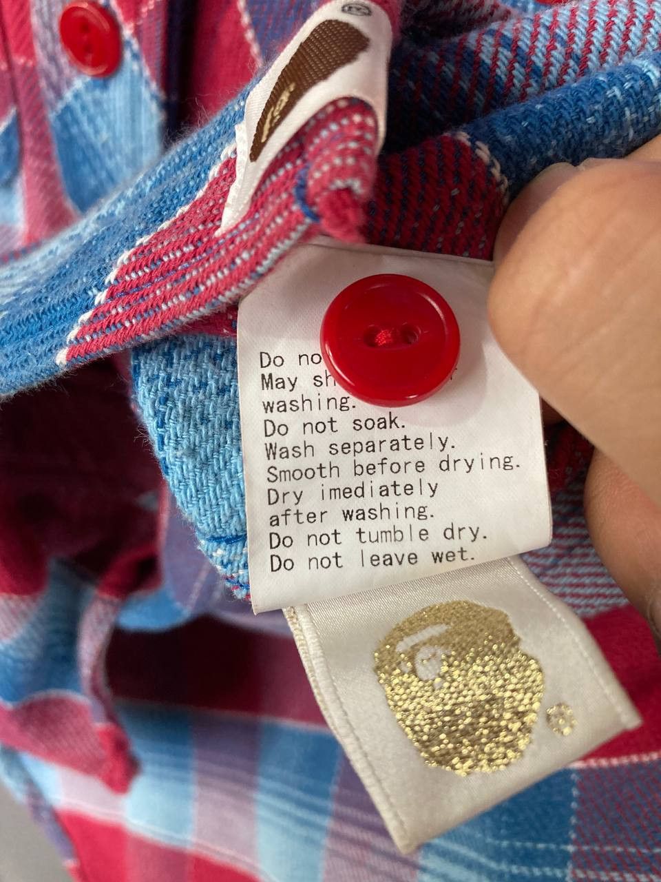 Bape Bape Flannel Check Hoodie Size US S / EU 44-46 / 1 - 11 Thumbnail