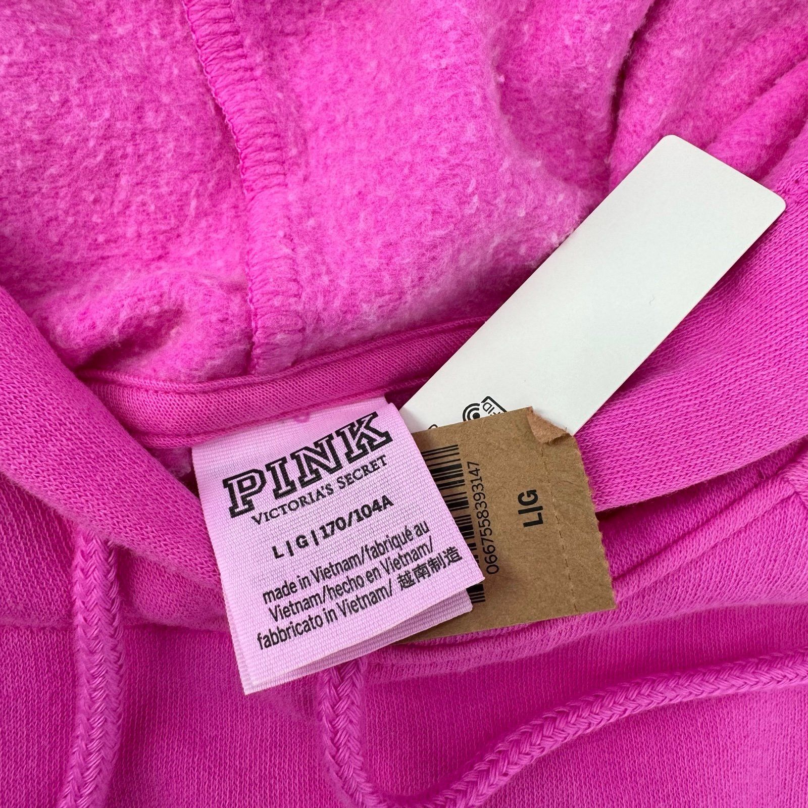 Pink NWT PINK by Victoria’s Secret Pink Hoodie Size Large Size L / US 10 / IT 46 - 4 Thumbnail