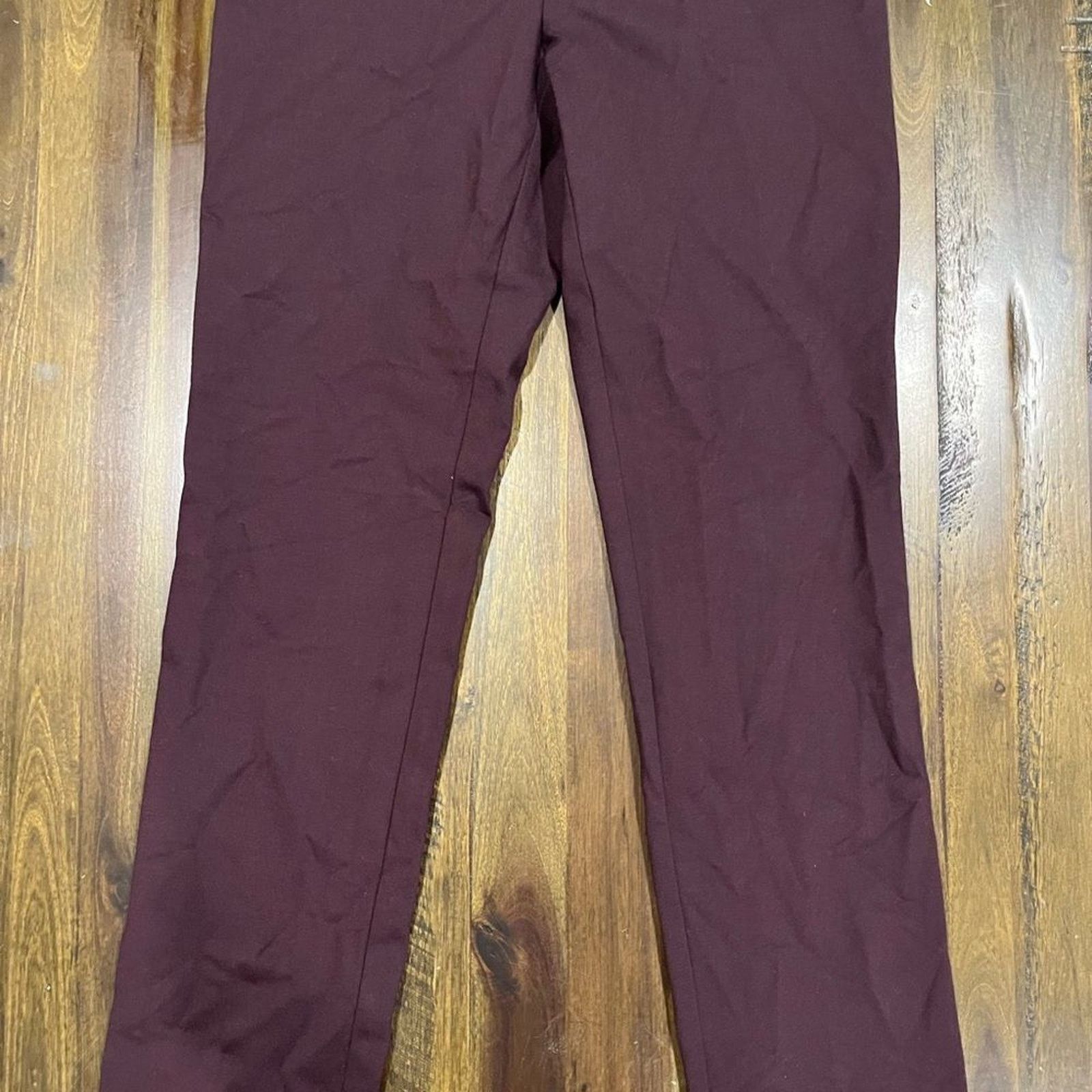 Vintage J. Jill Essential Pure Slim-Leg Pants Dark Plum Size XS Size 23" - 6 Thumbnail