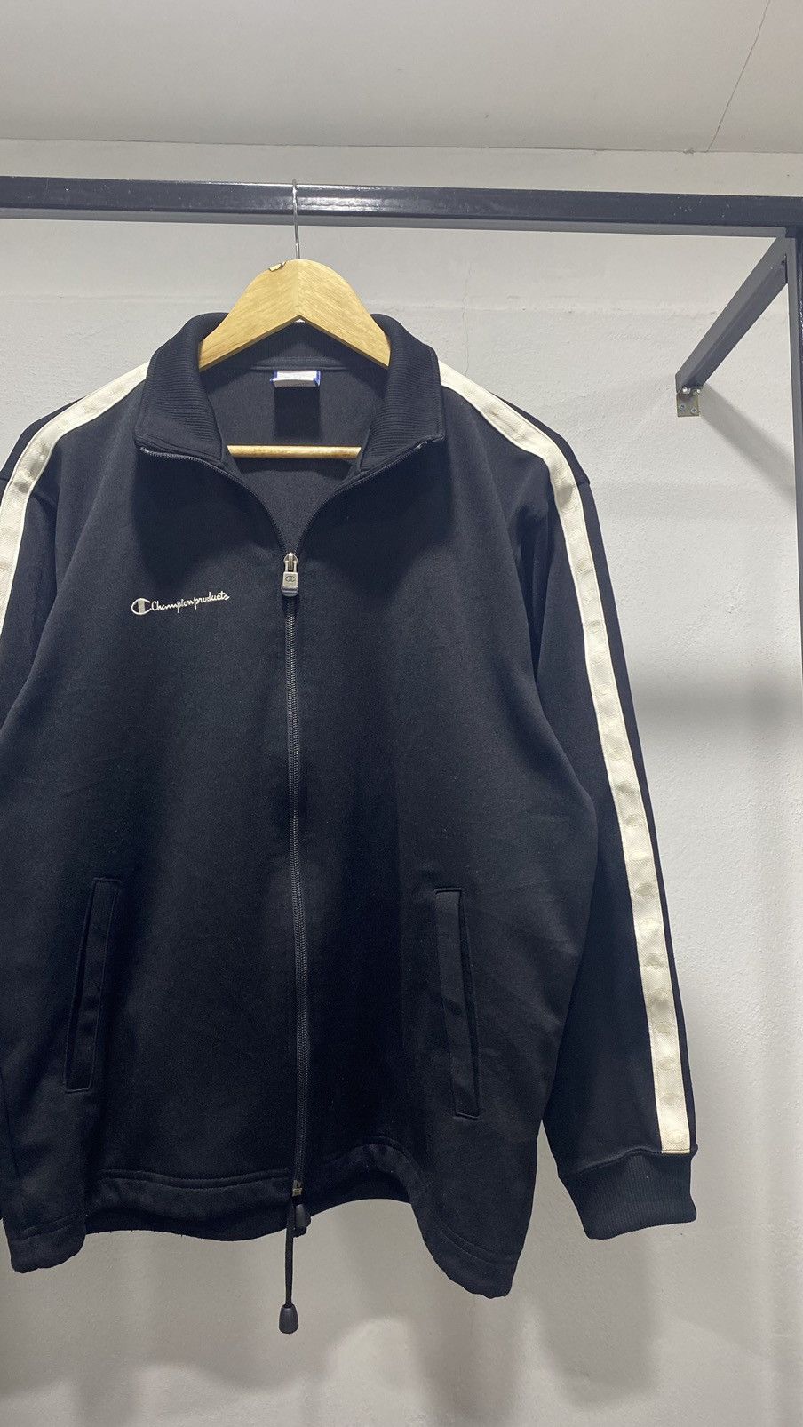 Champion × Vintage Champion Side Tape Track Top 80s Japan Size US M / EU 48-50 / 2 - 3 Thumbnail