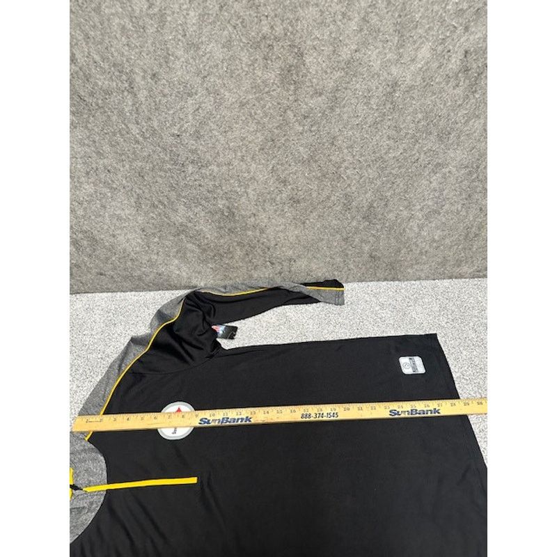 NFL Pittsburgh Steelers Shirt Men M 1/4 Zip NFL Mock Neck Size US M / EU 48-50 / 2 - 9 Thumbnail