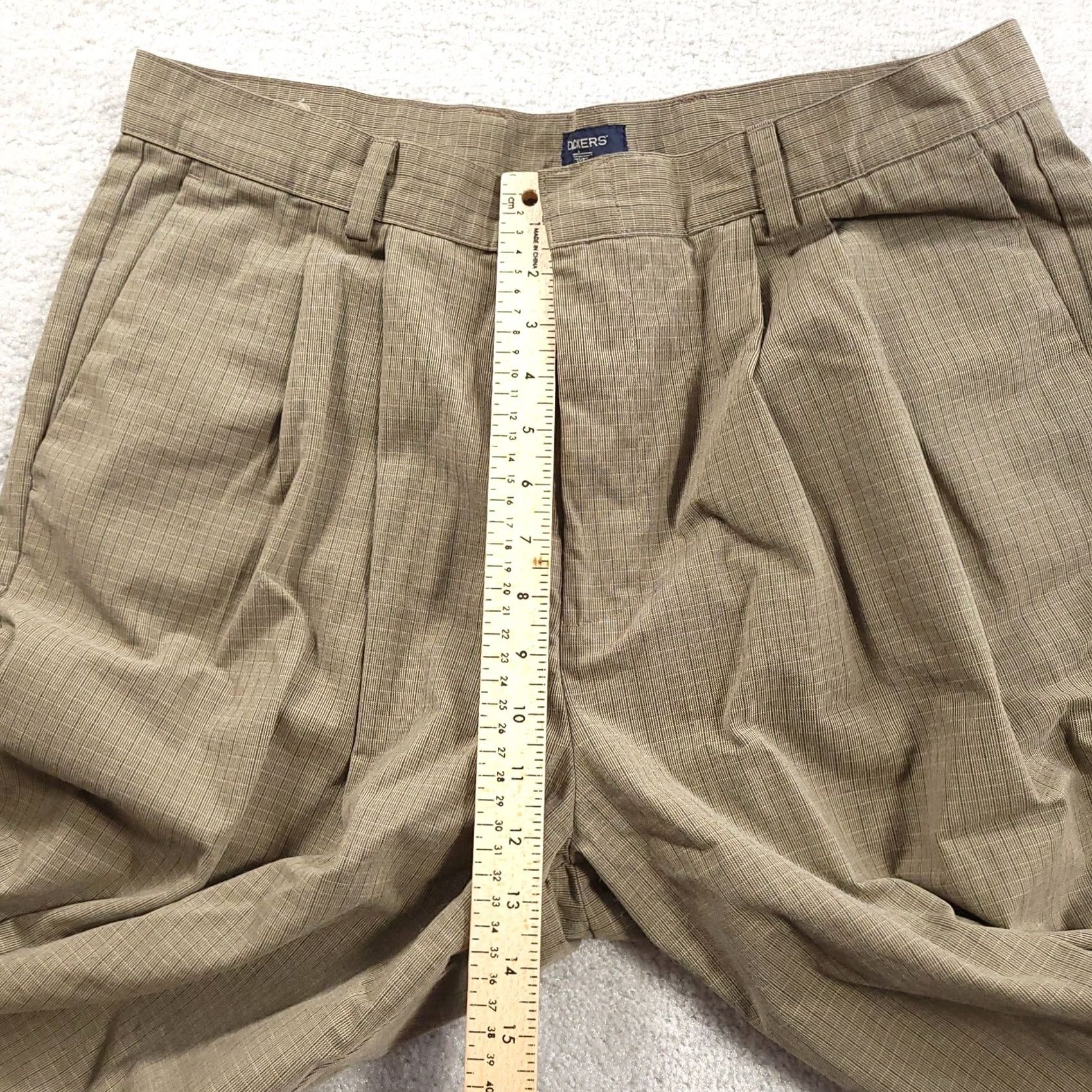 Dockers VINTAGE Dockers Pleated Casual Pants Men’s 38x34 Beige 36x31 Regular Straight 80s 90s Classic Clothes Mens Size US 38 / EU 54 - 7 Thumbnail