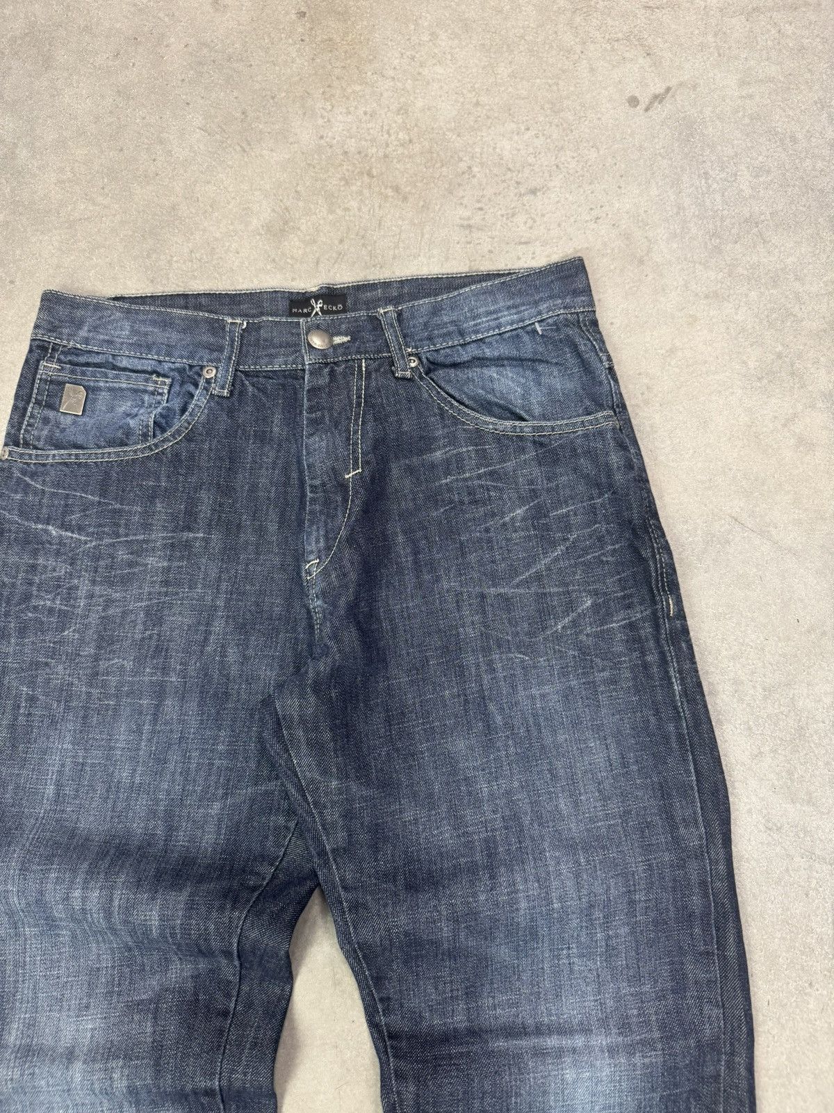 Marc Ecko Vintage Y2K Marc Echo Denim Jeans 32x30 Baggy Wide Leg Size US 32 / EU 48 - 4 Thumbnail
