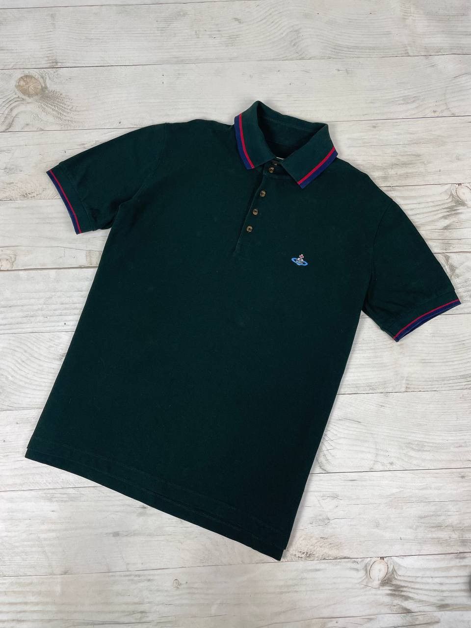 Vivienne Westwood Vivienne Westwood Polo Shirt Logo Orb Size US XXL / EU 58 / 5 - 1 Thumbnail