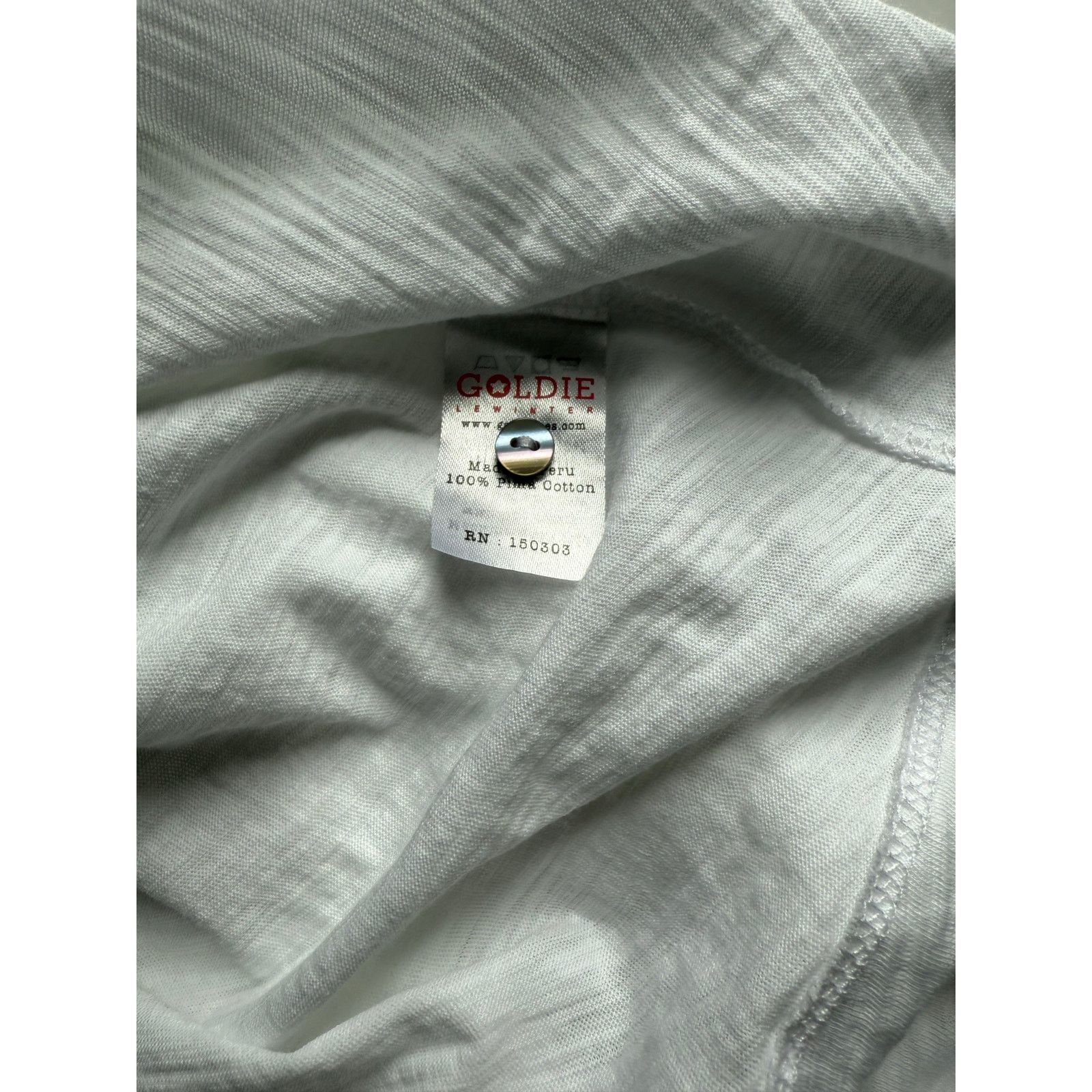 Other $185 New Goldie Pima Josephine Tuxedo Shirt- Small - White Size S / US 4 / IT 40 - 9 Thumbnail