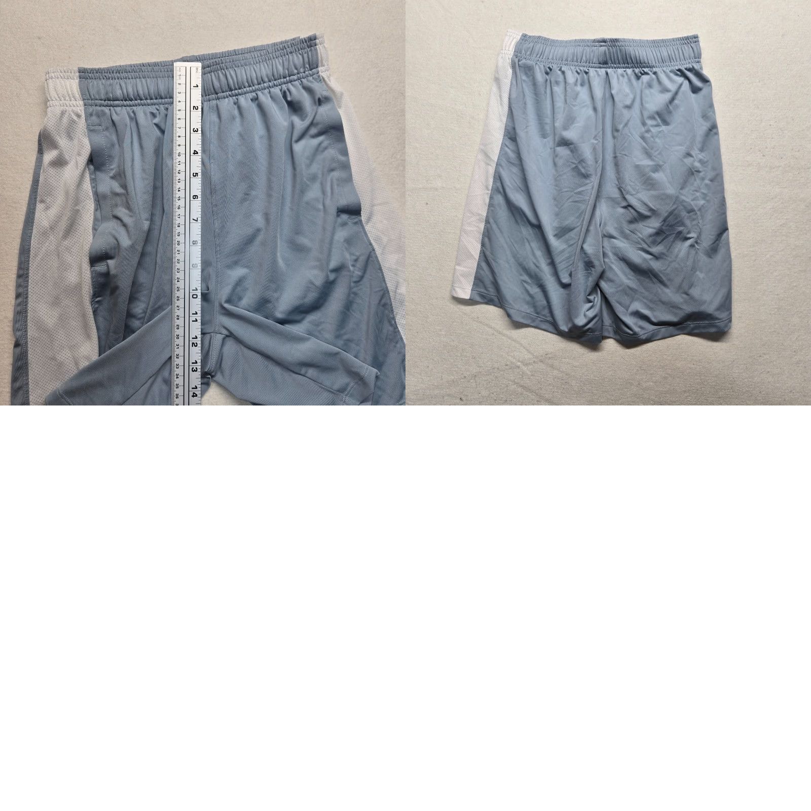 Under Armour Under Armour Athletic Gym Shorts Blue White Adult Women Size S Small Shorts Women Blue Athletic Size 28" / US 6 / IT 42 - 8 Thumbnail