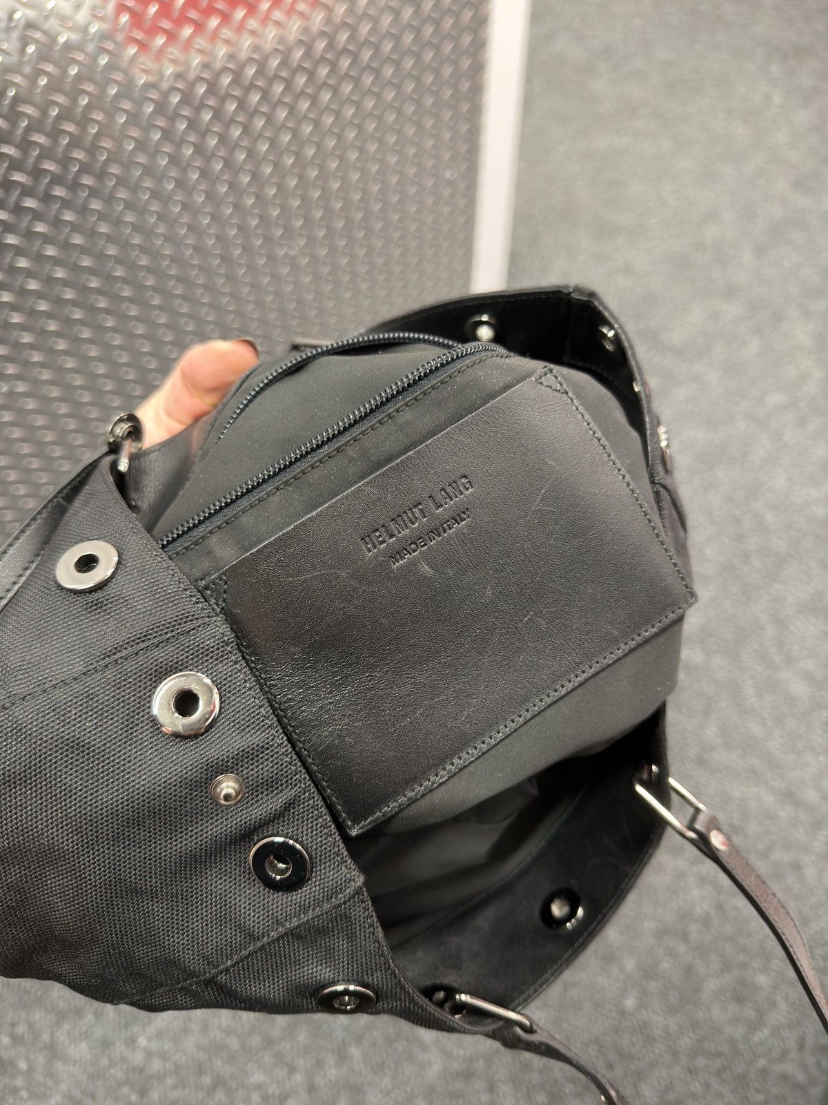 Helmut Lang ‘00s Asymmetric Nylon Bag Size ONE SIZE - 8 Thumbnail