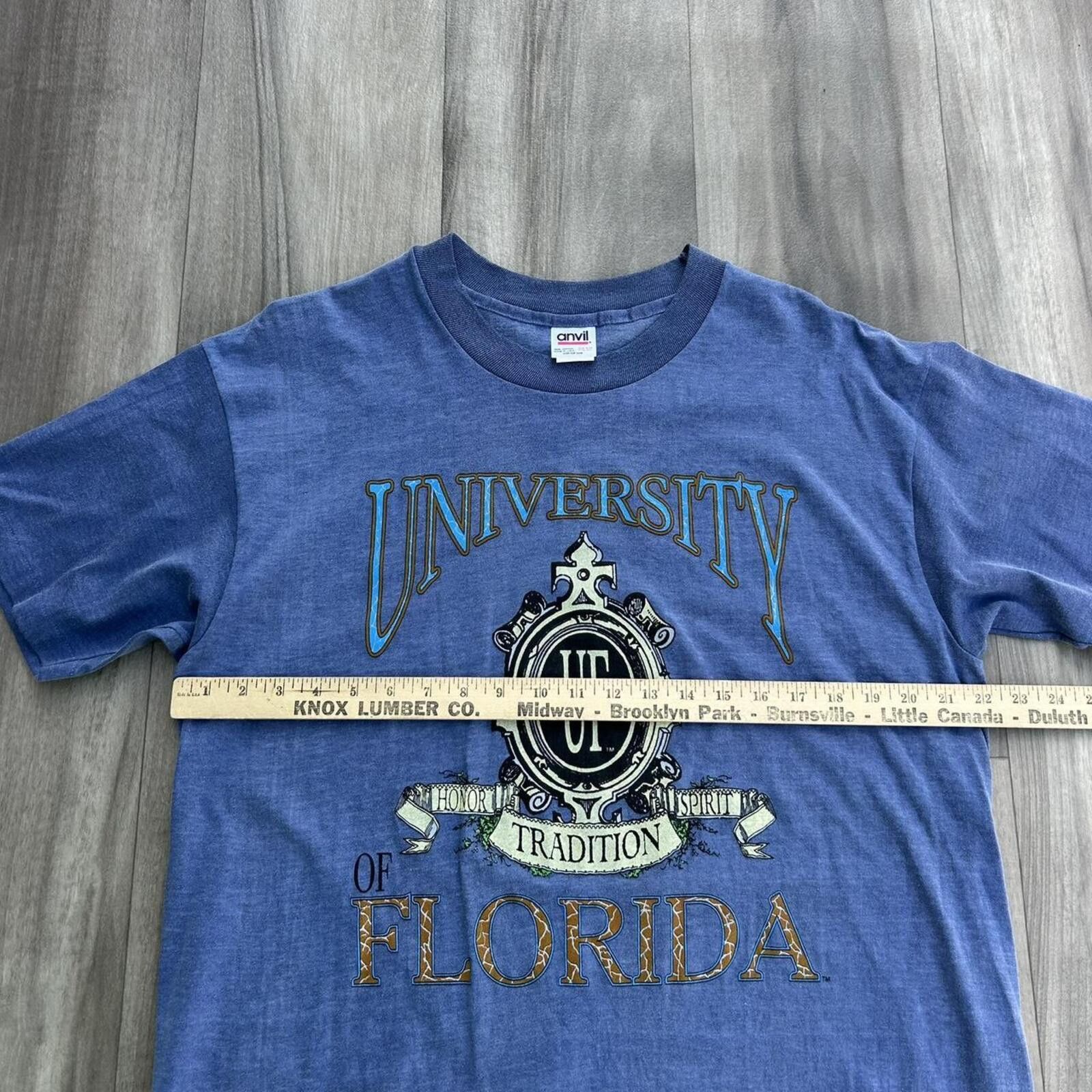 Fruit Of The Loom Vintage 90’s UF University of Florida t shirt size L Size US L / EU 52-54 / 3 - 6 Thumbnail