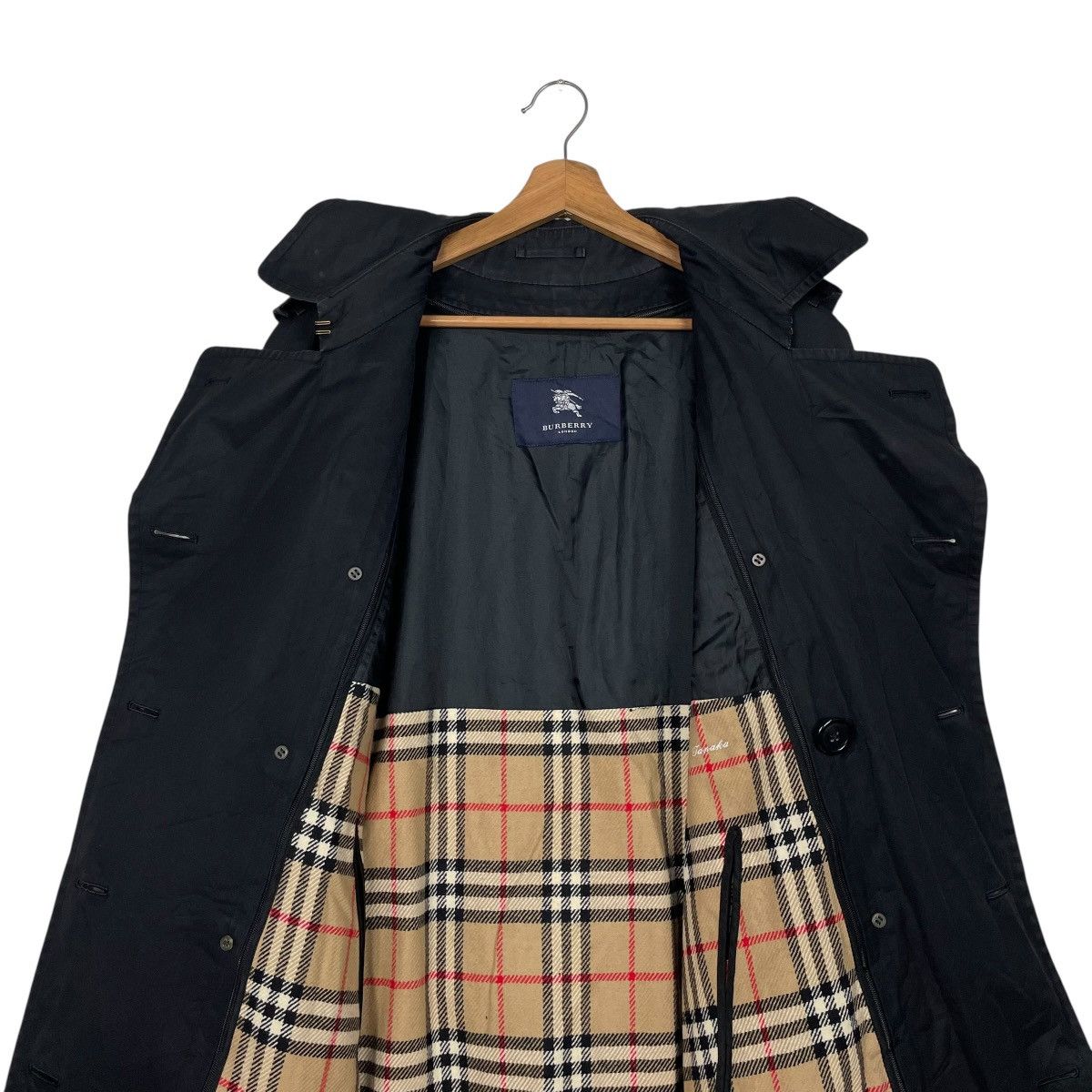 Burberry Burberry London Double Breasted Belted Nova Check Trenchcoat Size US L / EU 52-54 / 3 - 13 Thumbnail