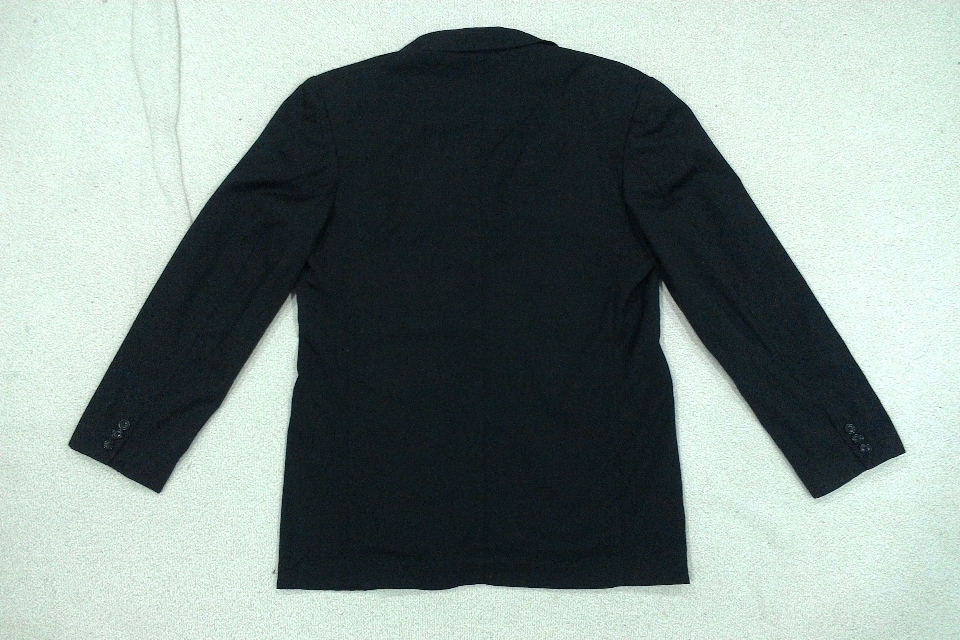 Designer × Y's × Yohji Yamamoto Vintage Black YS Blazer Jacket Size US L / EU 52-54 / 3 - 3 Thumbnail