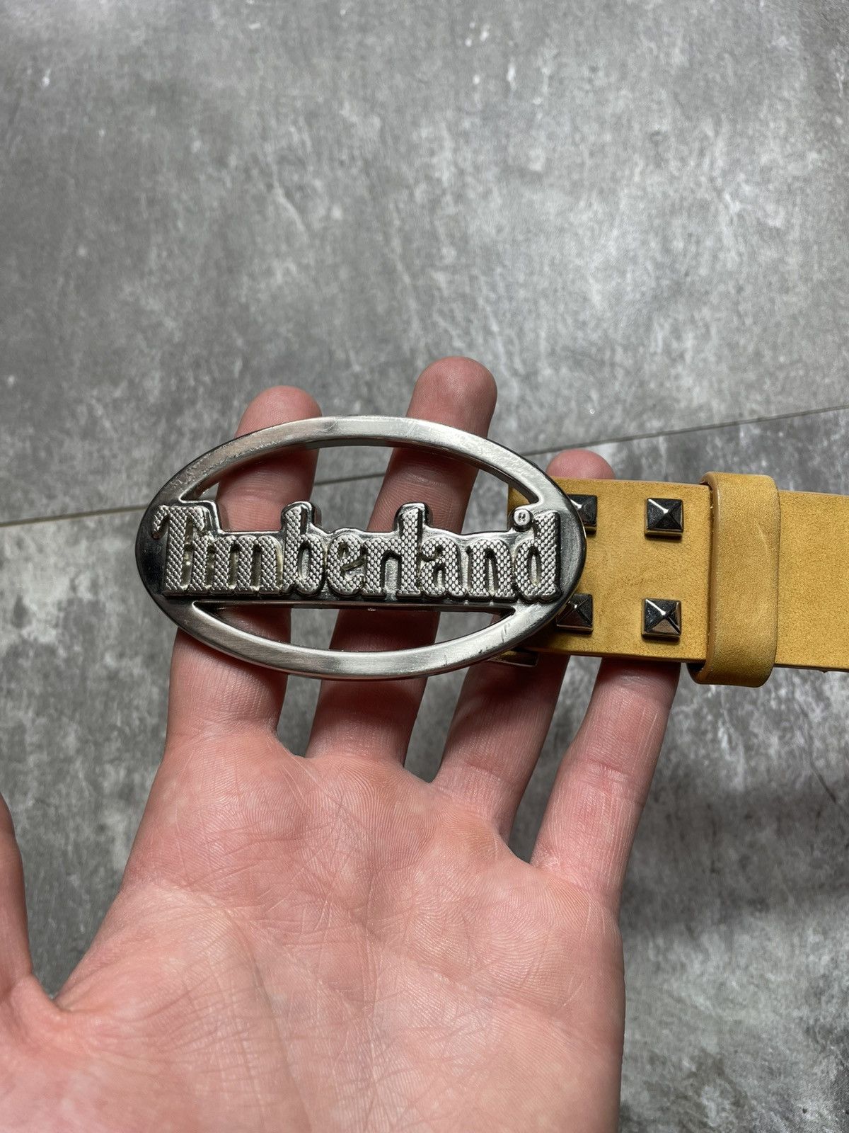 Timberland Vintage Timberland Big Logo Nubuck Leather Belt Rare Size ONE SIZE - 3 Thumbnail