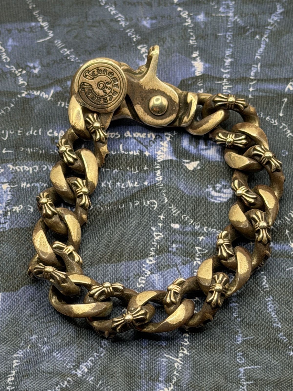 Chrome Hearts Chrome Hearts Fancy Link Lobster Clasp Bracelet 15 Link Size ONE SIZE - 2 Thumbnail