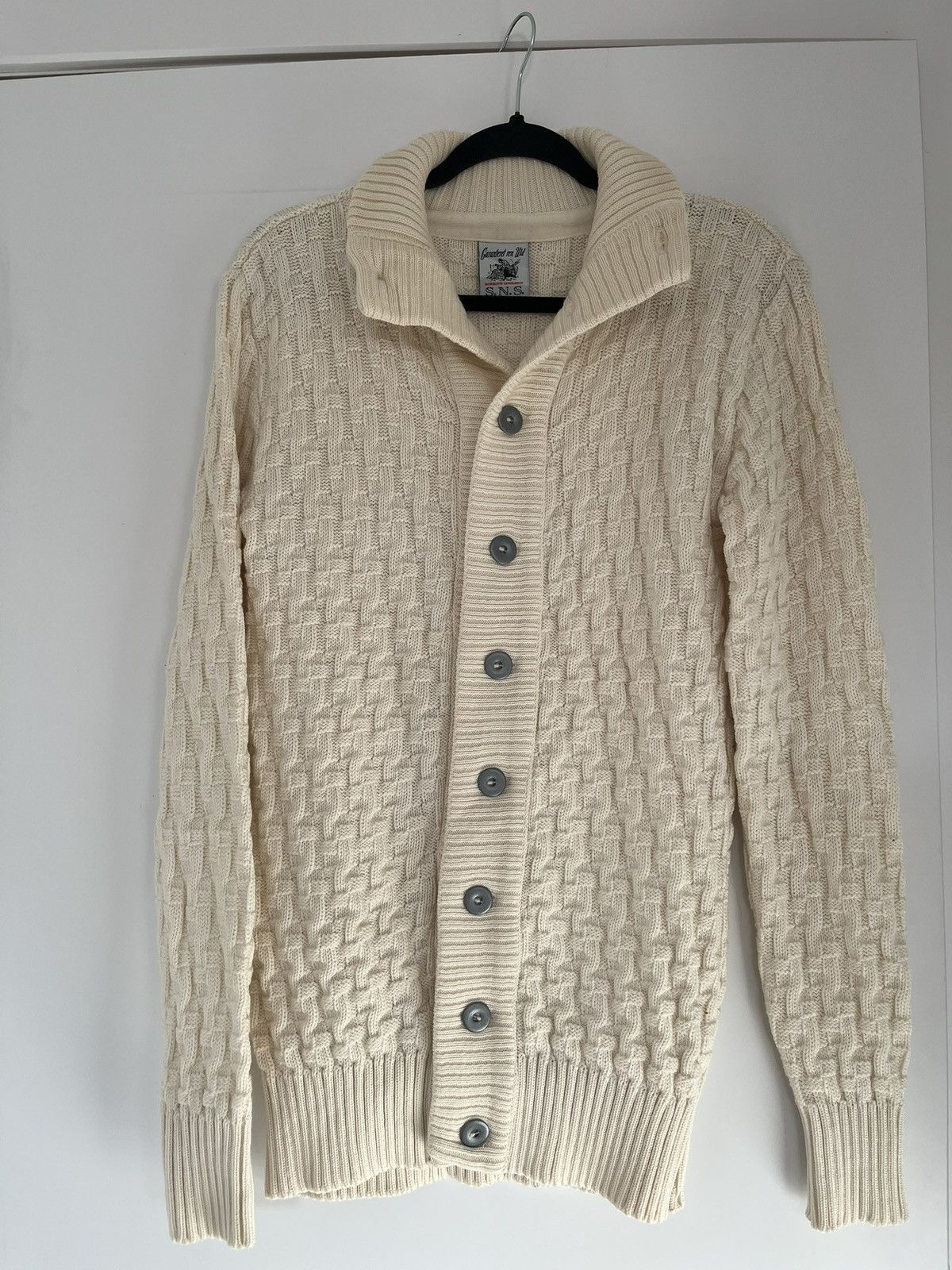 S.N.S. Herning S.N.S. Herning Stark Cardigan - Stone White Size US XS / EU 42 / 0 - 2 Thumbnail