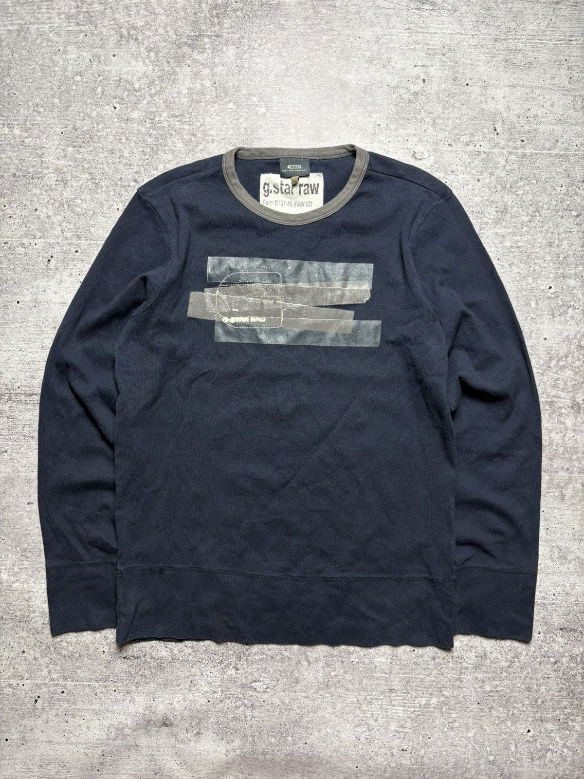 G-Star Vintage G Star Logo Long Sleeve Size US L / EU 52-54 / 3 - 1 Thumbnail