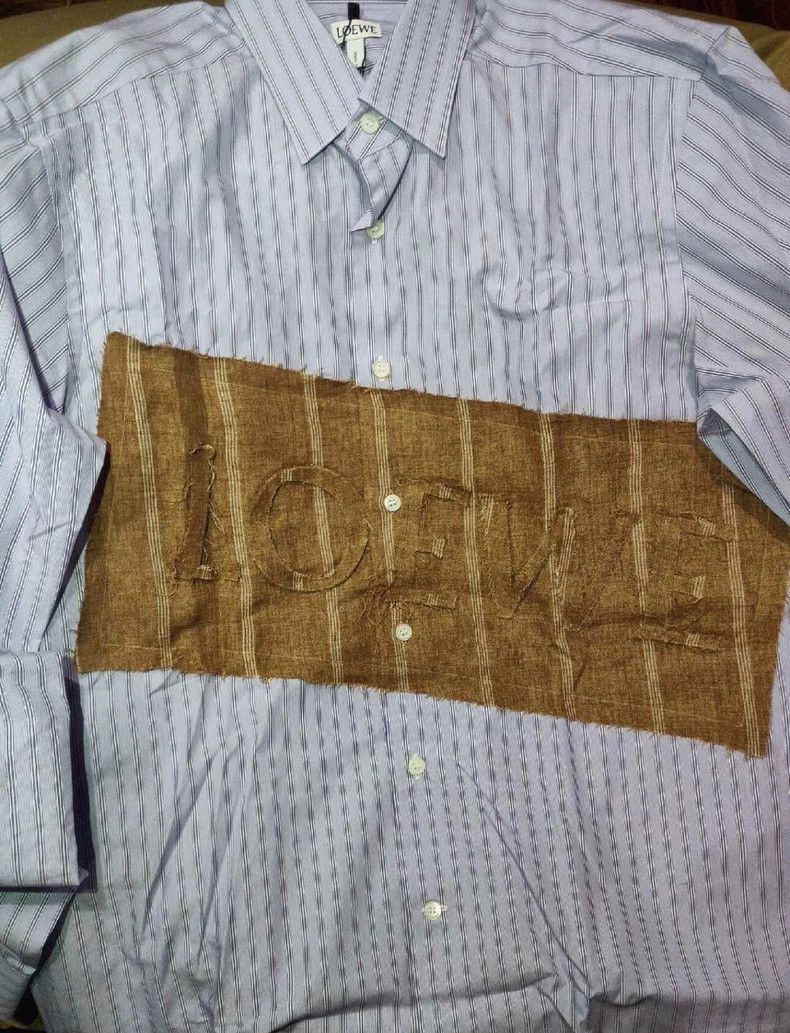 Loewe LOEWE size39 Striped logo shirt Size M / US 6-8 / IT 42-44 - 1 Thumbnail
