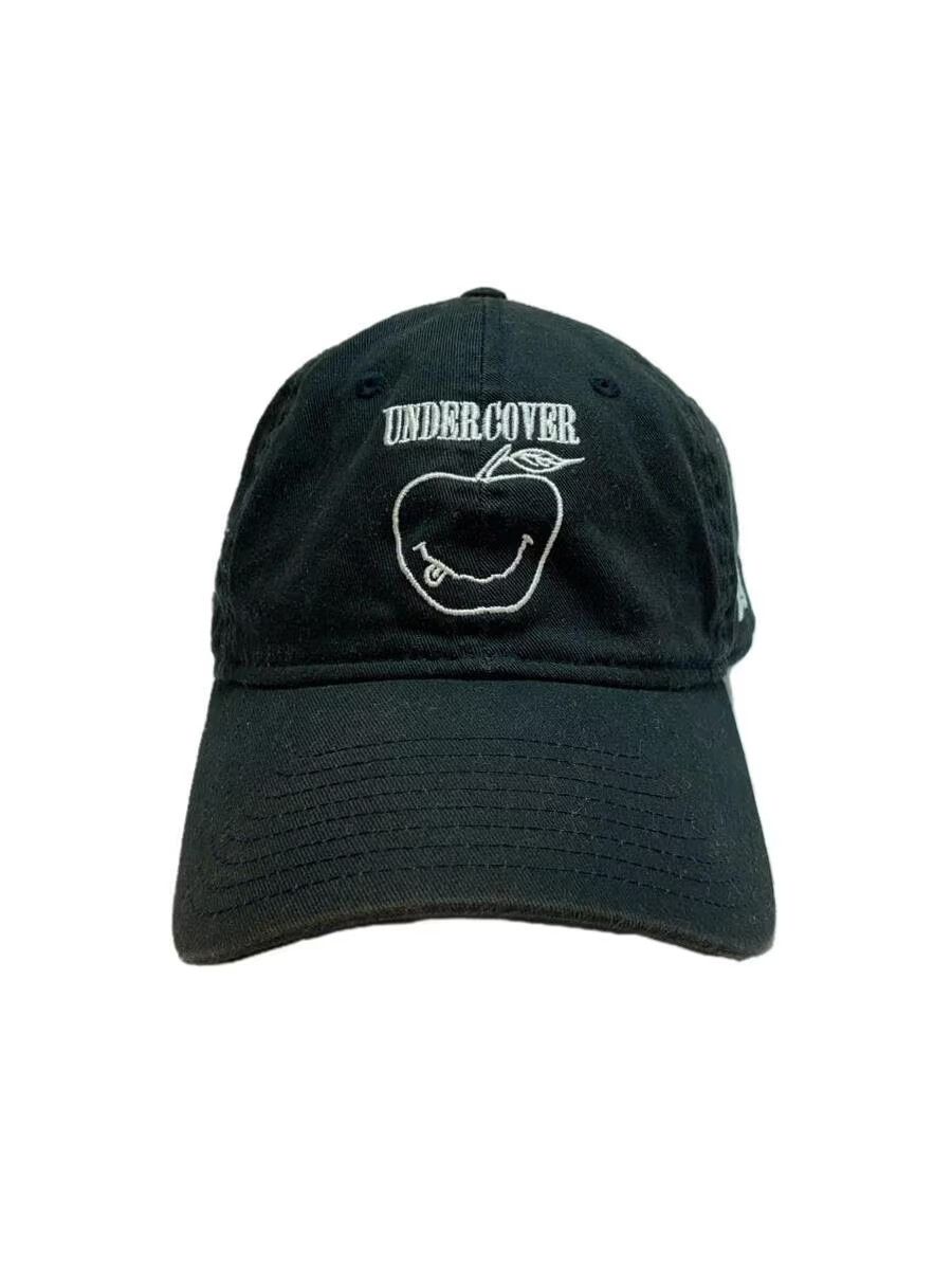 image of Undercover Smiley Apple Logo Cap in Black, Men's