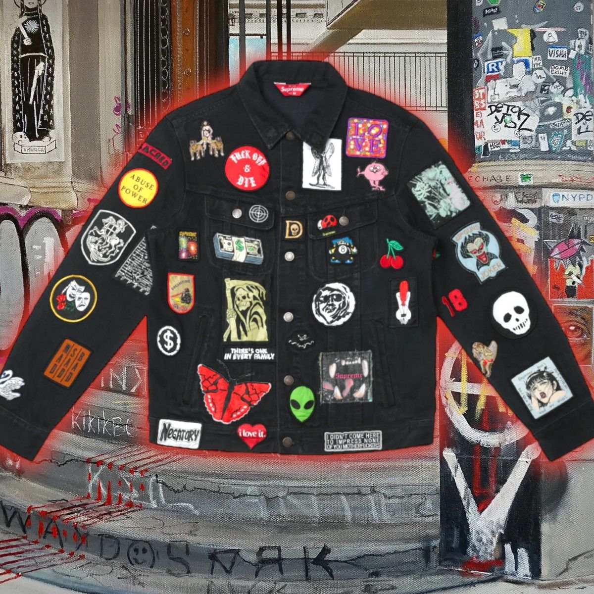 Streetwear Supreme GRaiL ALeRt 2018 SuPReMe PaTcHeS DeNiM TRuCKeR JaCKet Grailed