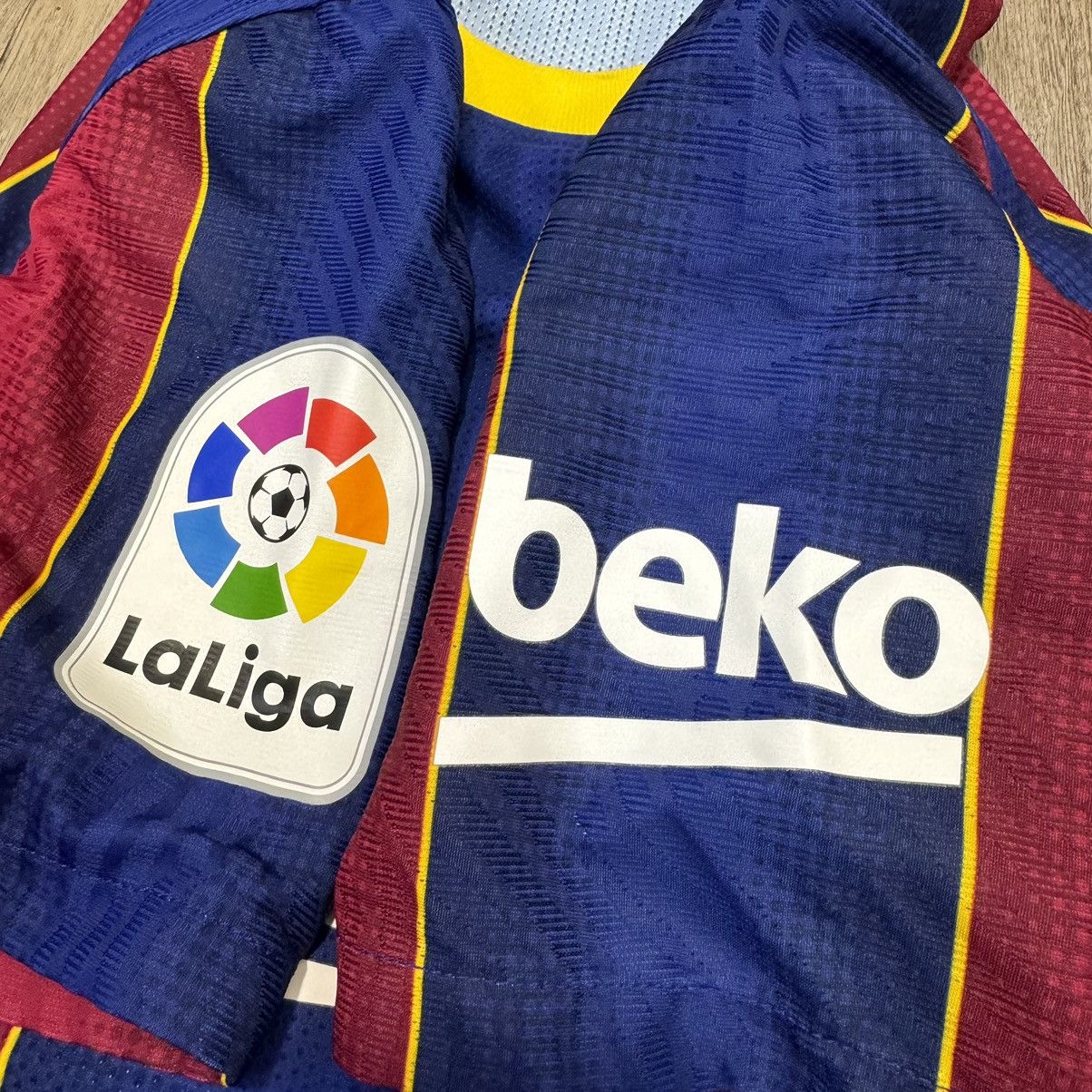 Nike Barcelona 20/21 player issue home shirt #10 Messi Size US M / EU 48-50 / 2 - 5 Thumbnail