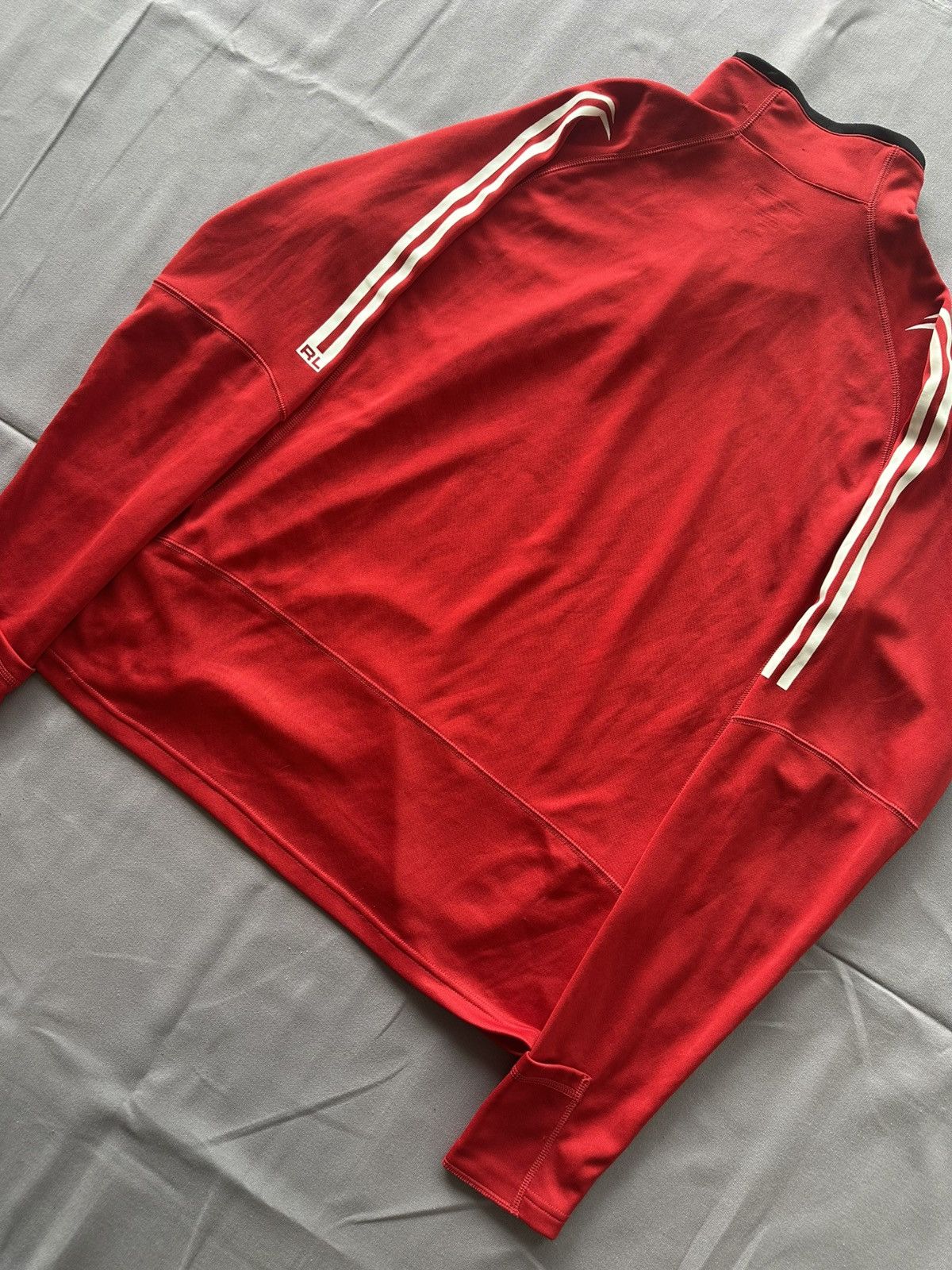 Polo Ralph Lauren Vintage Polo Sport Ralph Lauren Red 1/4 Zip Up sweatshirt Size US L / EU 52-54 / 3 - 5 Thumbnail