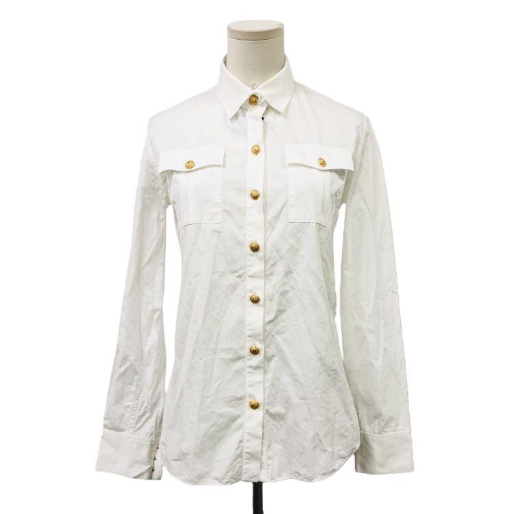 Balmain Balmain Gold Button Up Shirt FR 36 Size XS / US 0-2 / IT 36-38 - 1 Thumbnail