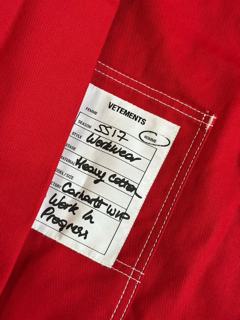 Vetements Vetements Oversized ss17 Carha Size US S / EU 44-46 / 1 - 2 Thumbnail