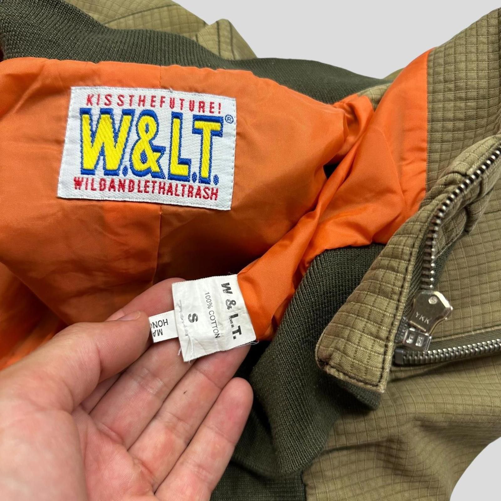 Walter Van Beirendonck W+LT Walter 00s 3D Texture Ripstop Lightning Bomber Jacket S Size S / US 4 / IT 40 - 5 Thumbnail