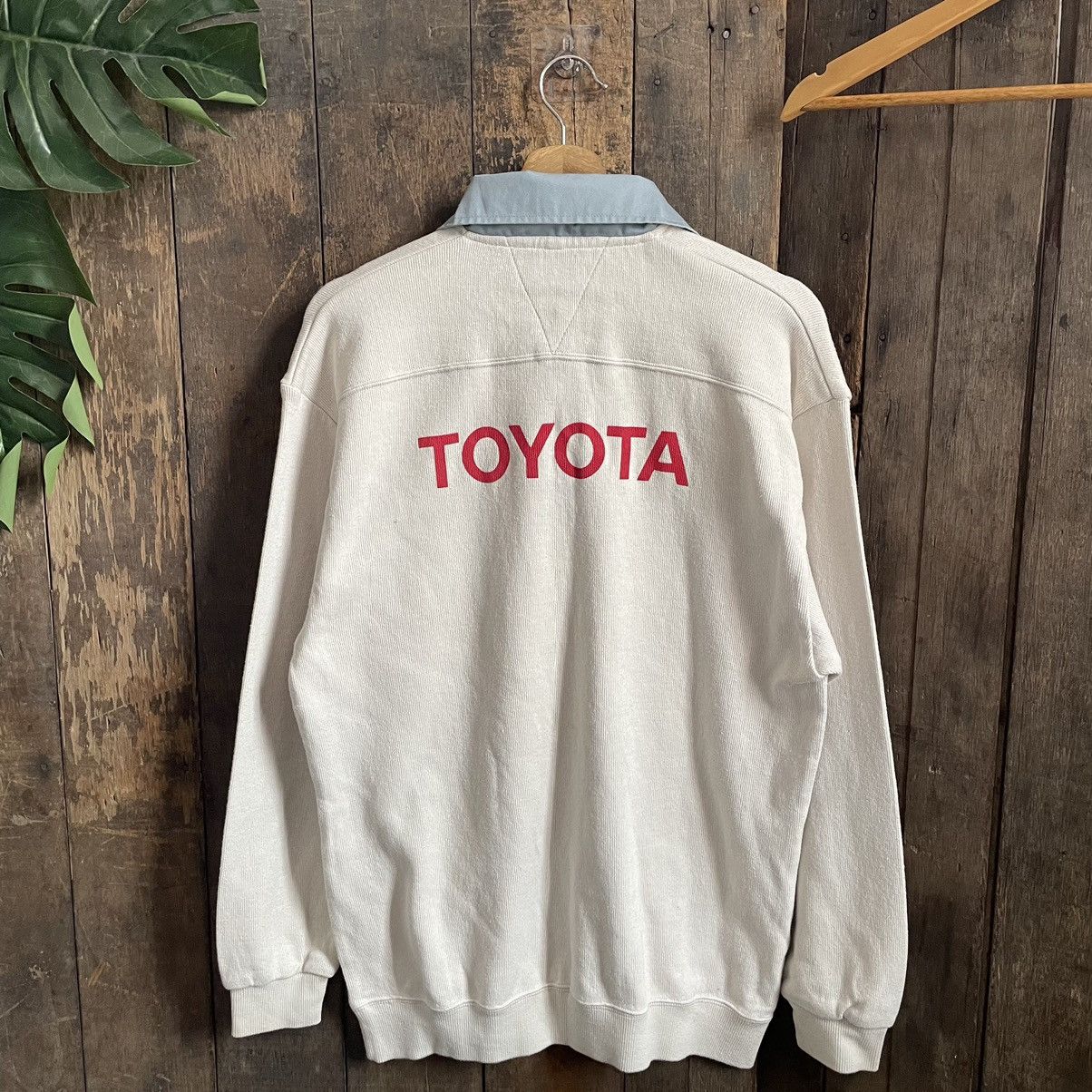 Vintage Vintage Toyota Workwear Polo Shirt Size US L / EU 52-54 / 3 - 1 Thumbnail
