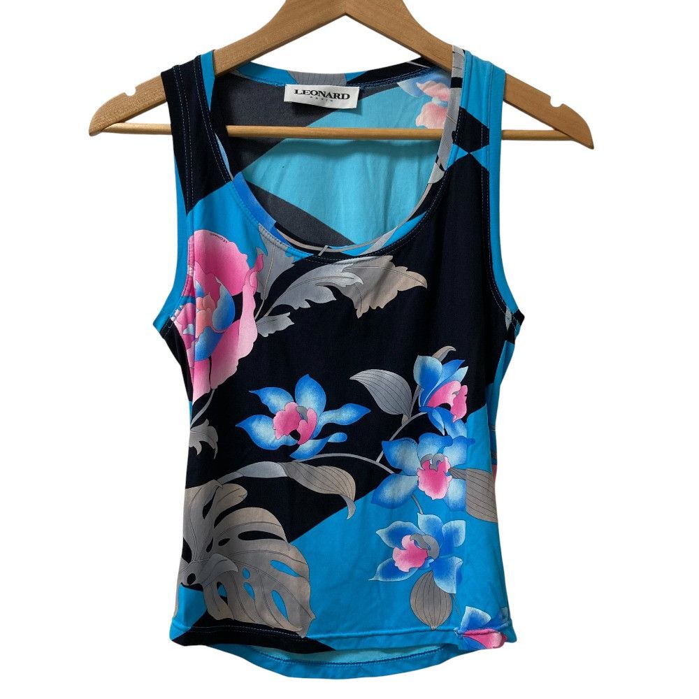 Other Leonard LEONARD Floral Sleeveless Top Textile Tops DUTY FREE for USA Size ONE SIZE - 1 Thumbnail