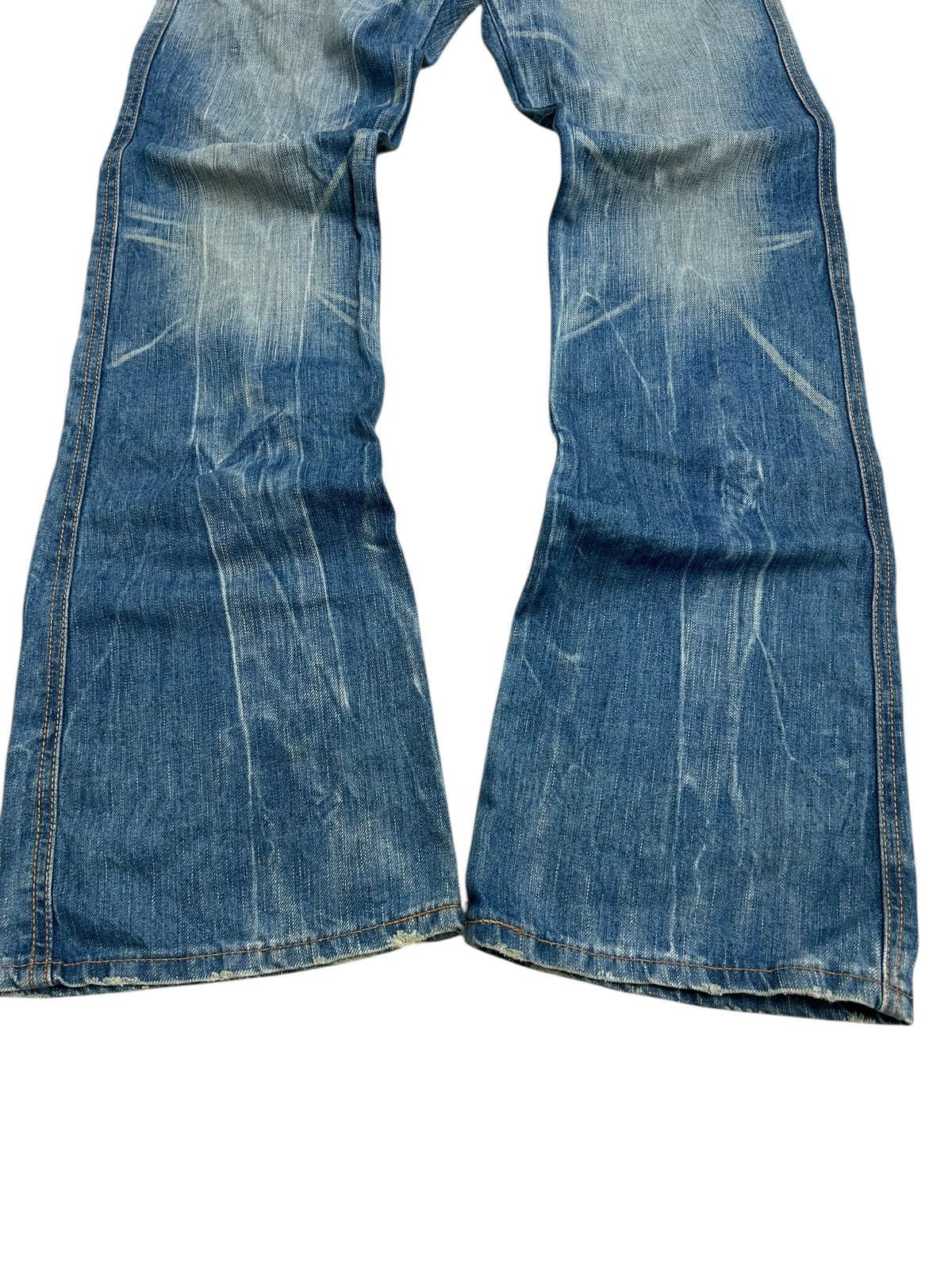 Edwin Vintage Edwin 503 Flare Blue Way Washed Light Blue Jean Size US 30 / EU 46 - 4 Thumbnail