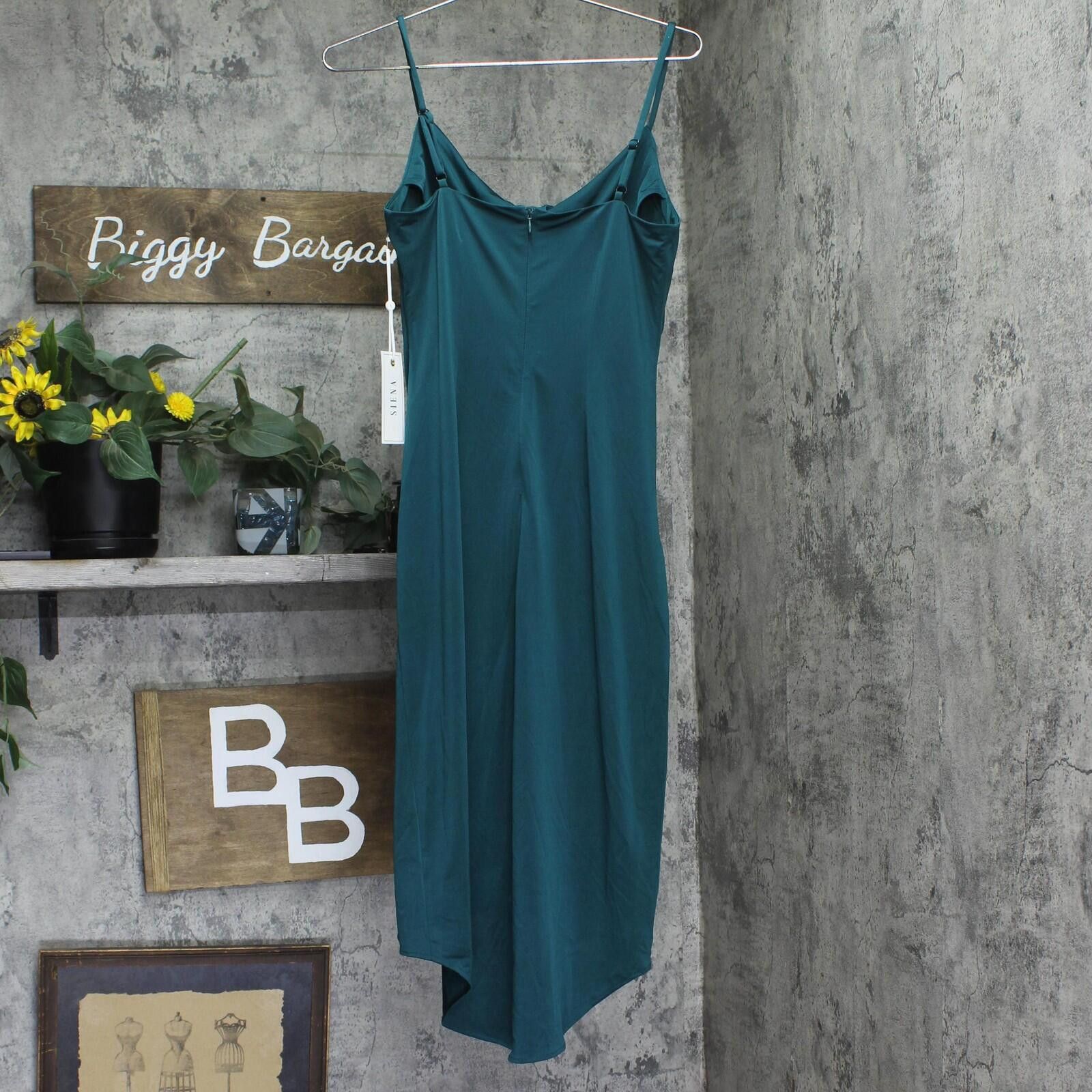 Signal Sport Nwt Siena Cowlneck Bodycon Dress Satp2034 Gem Blue Green 4 Size S / US 4 / IT 40 - 2 Thumbnail