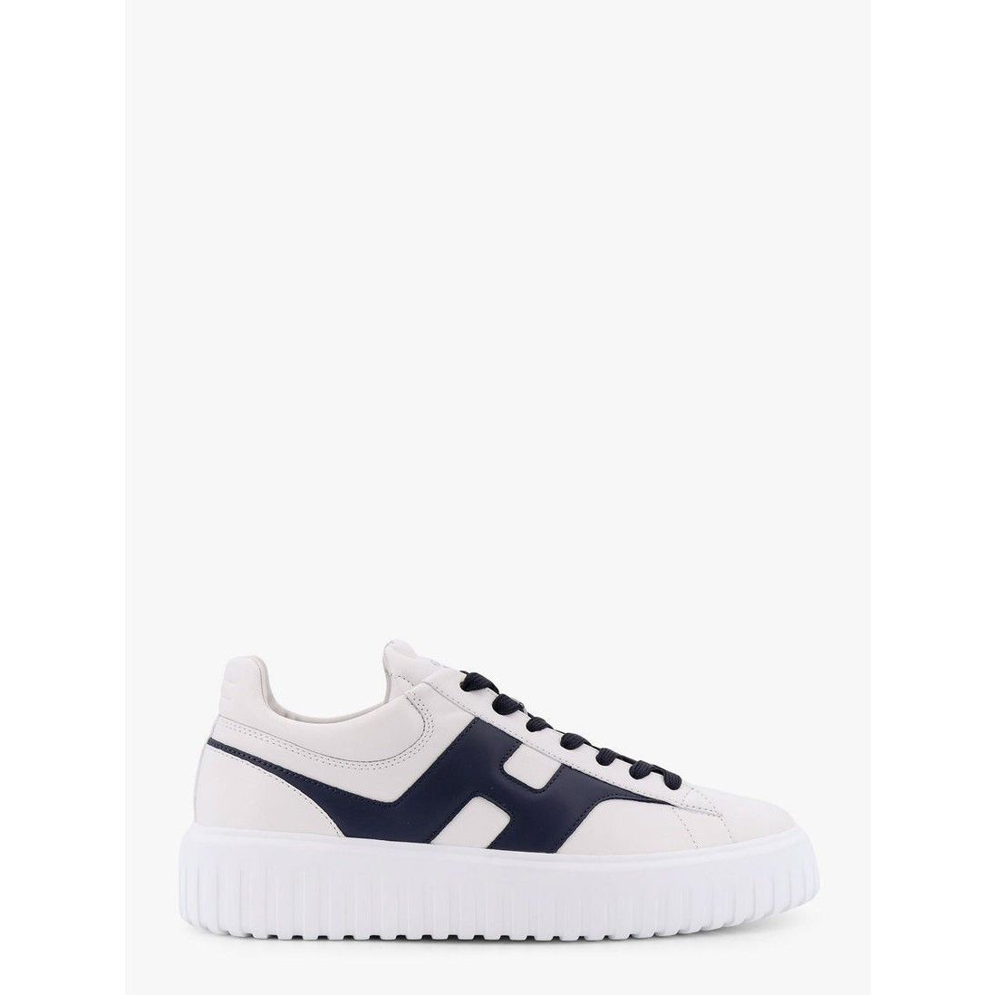 Hogan HOGAN H-Stripes White Leather Sneakers New & Authentic (Men' Size US 8.5 / EU 41-42 - 1 Thumbnail