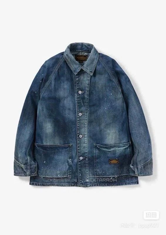 Neighborhood Neighborhood Jacket Splatter Denim Size US L / EU 52-54 / 3 - 1 Thumbnail
