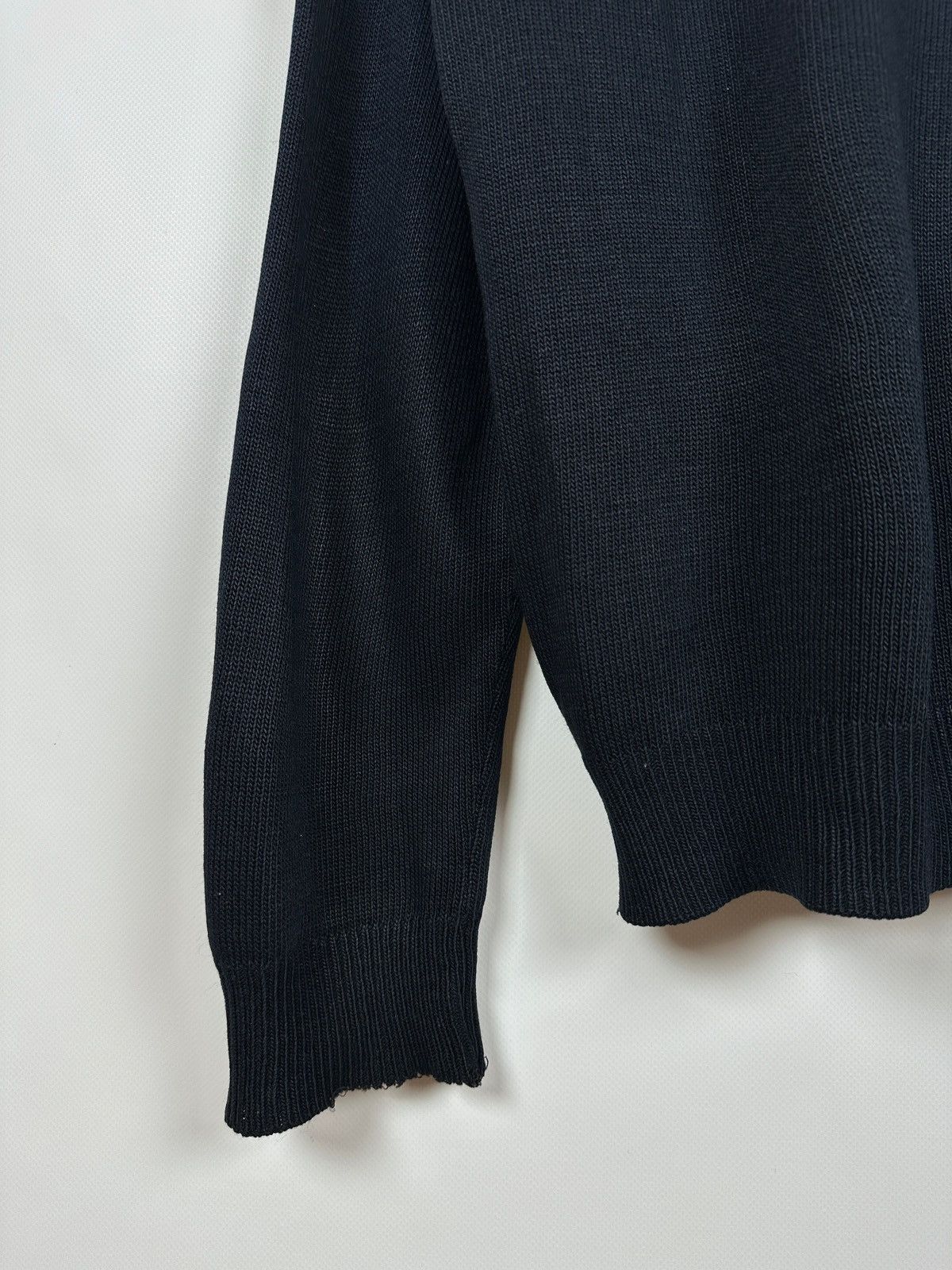 Diesel Vintage Diesel Y2K Big Logo Navy Blue Knit Sweater Size US L / EU 52-54 / 3 - 16 Thumbnail