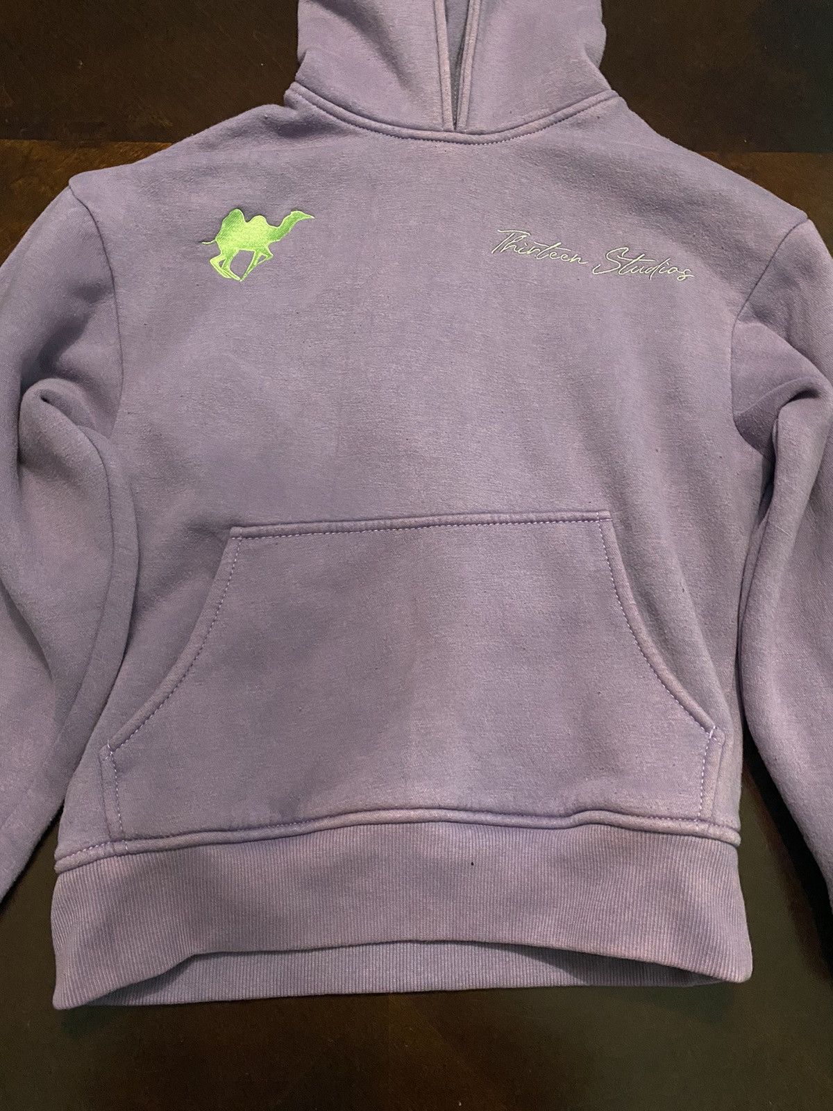 image of Murd333R Fm x Thirteen Studios Mfm Lavander Hoodie in Purple, Men's (Size Small)