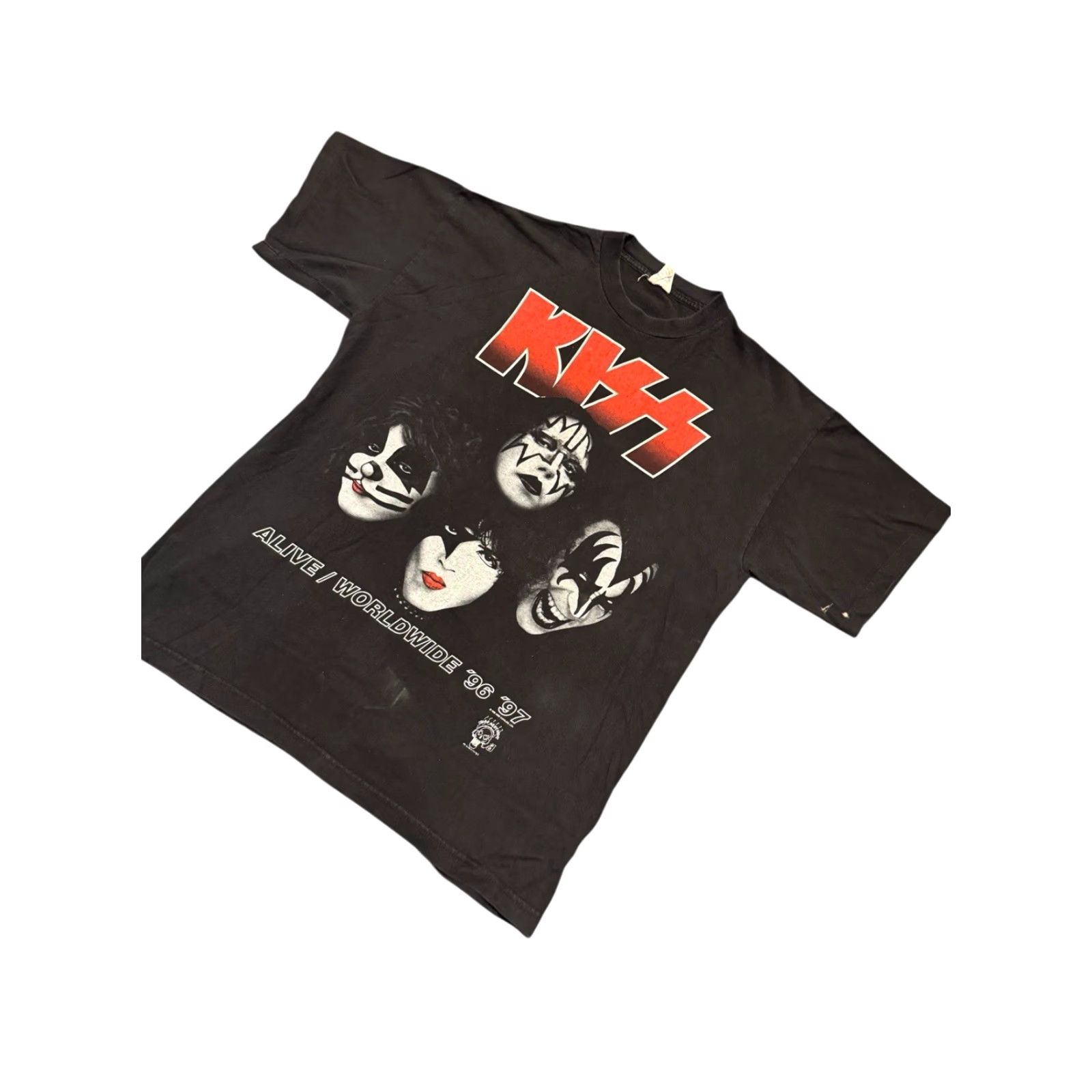 Vintage VINTAGE Kiss Alive Worldwide Tour I Got The Best Band T-Shirt XL Cronies Shirt Men Black 1996 90s Rock Logo Size US XL / EU 56 / 4 - 4 Thumbnail